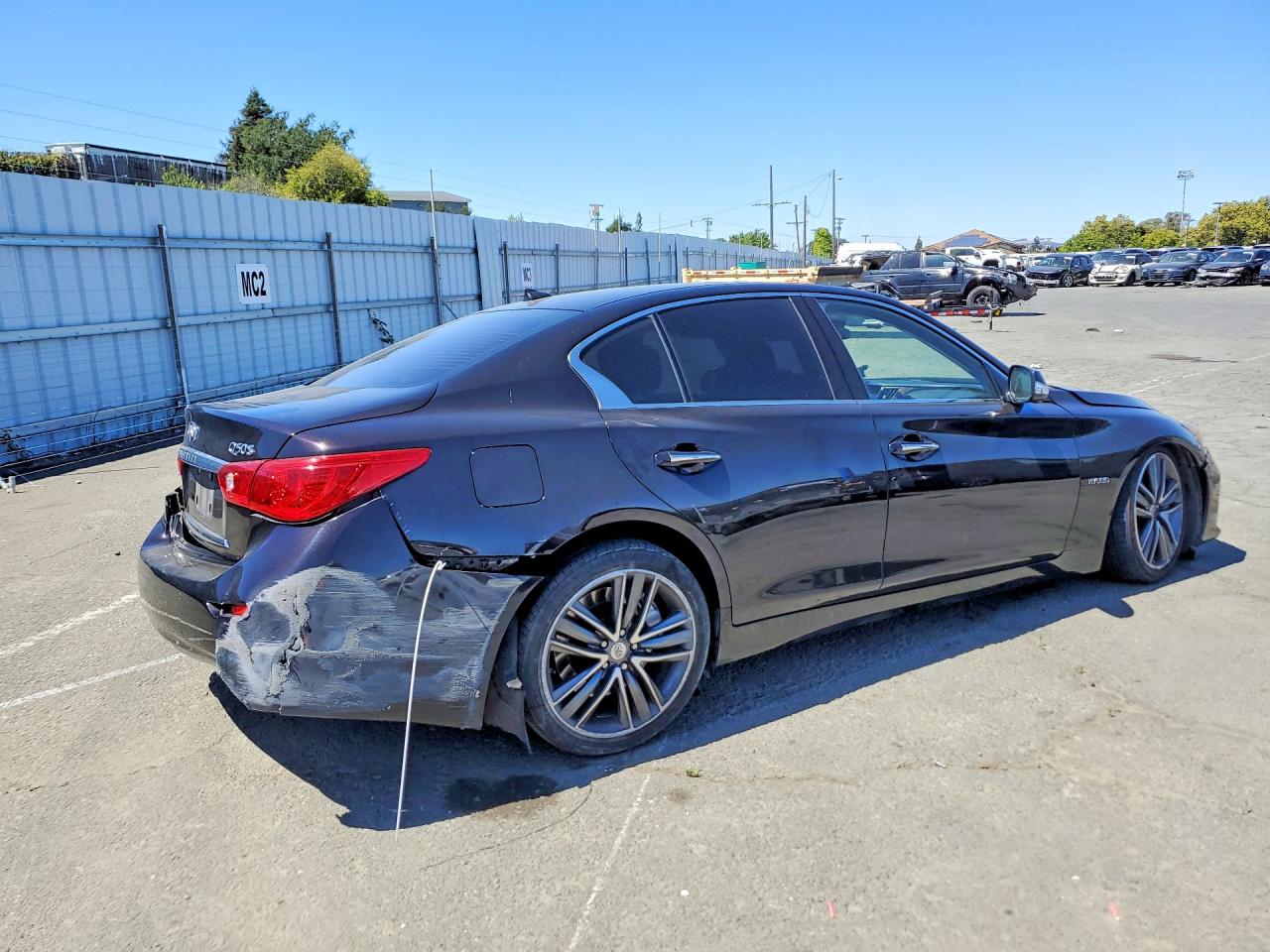 2014 Infiniti Q50 Hybrid Sport Black vin: JN1AV7AP5EM691507