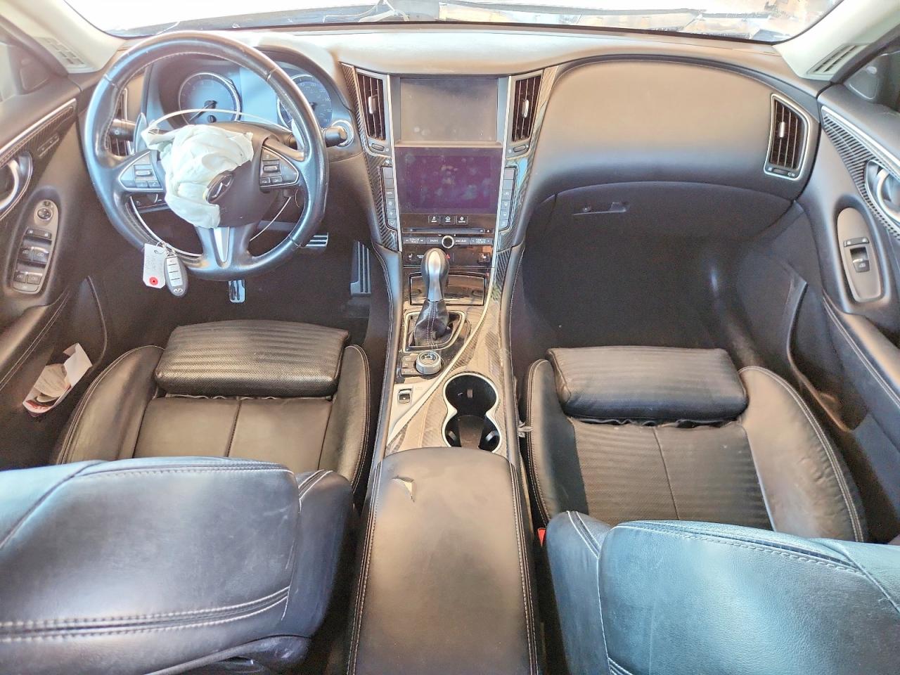 2014 Infiniti Q50 Hybrid Sport Silver vin: JN1AV7AP5EM691720