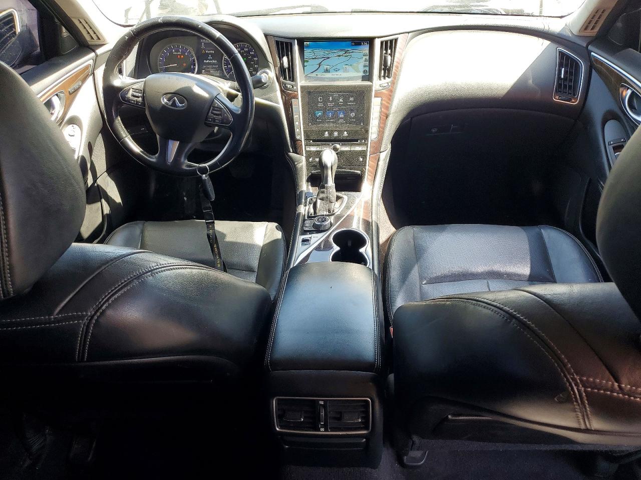 2014 Infiniti Q50 Hybrid Premium Gray vin: JN1AV7AP5EM692205