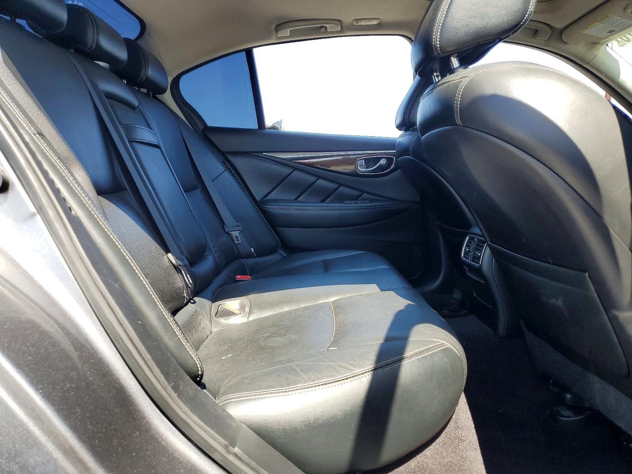 2014 Infiniti Q50 Hybrid Premium Gray vin: JN1AV7AP5EM692205