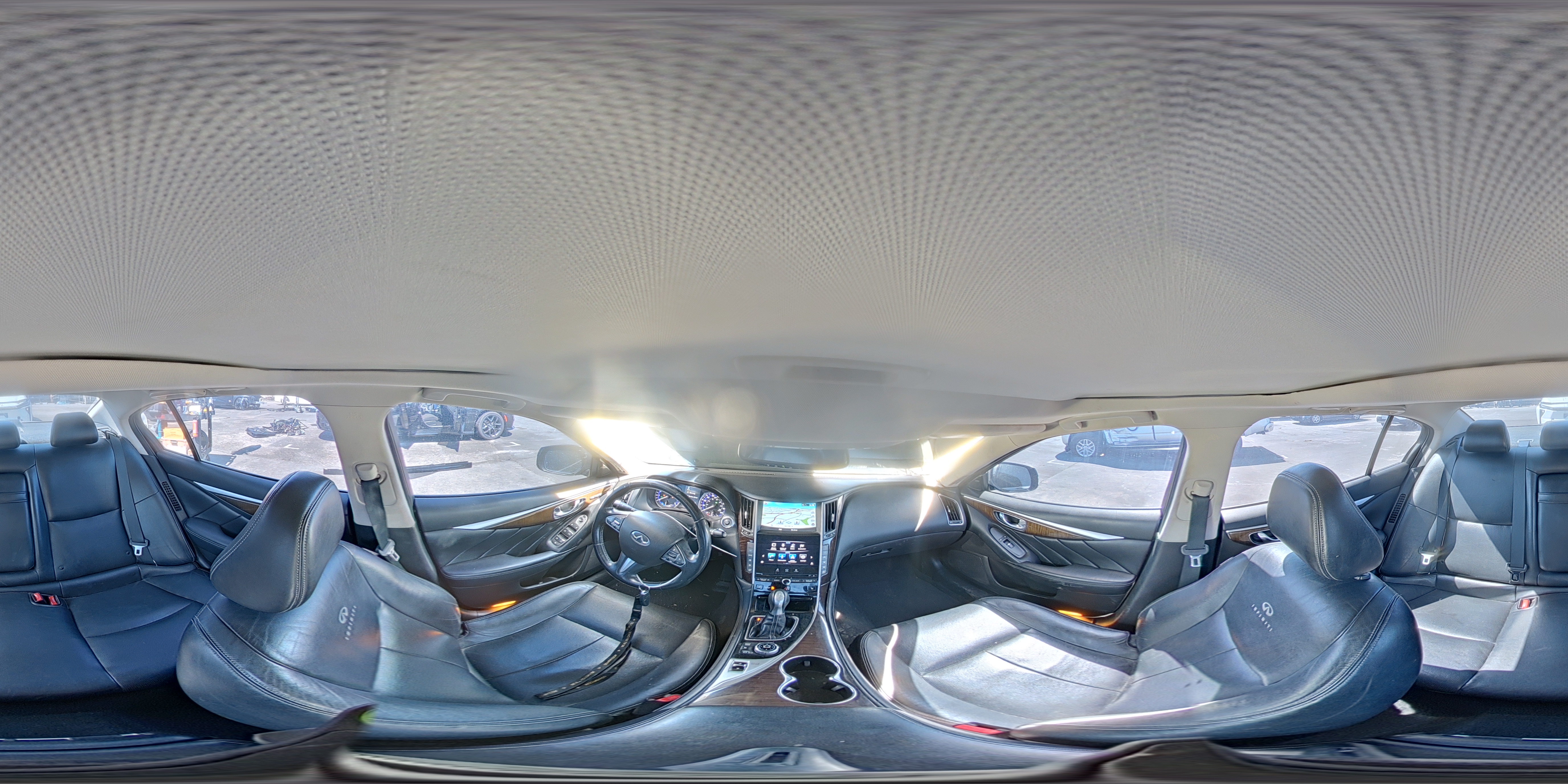 2014 Infiniti Q50 Hybrid Premium Gray vin: JN1AV7AP5EM692205