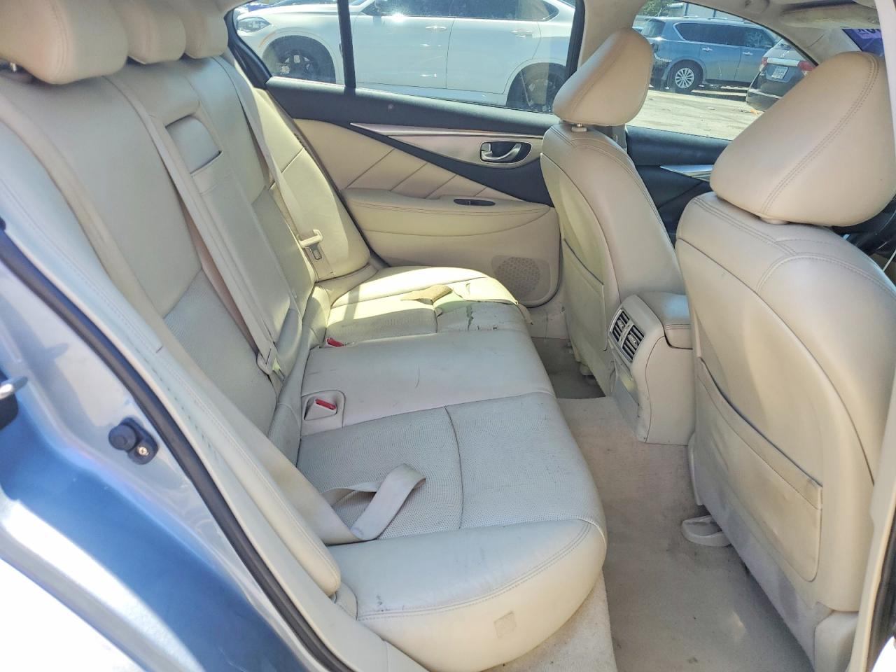 2014 Infiniti Q50 Hybrid Premium Gray vin: JN1AV7AP6EM690429