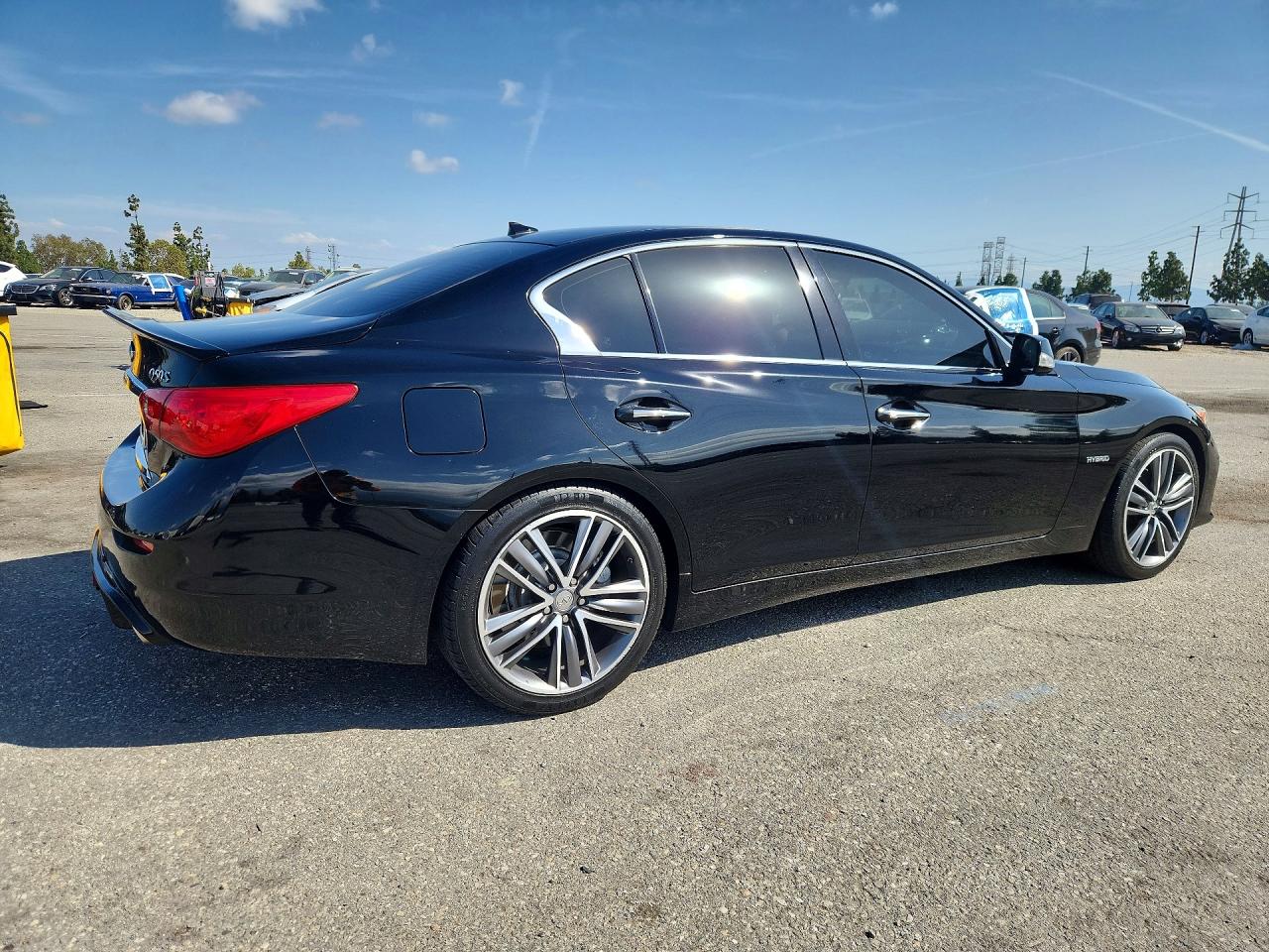 2014 Infiniti Q50 Hybrid Sport Black vin: JN1AV7AP7EM692061