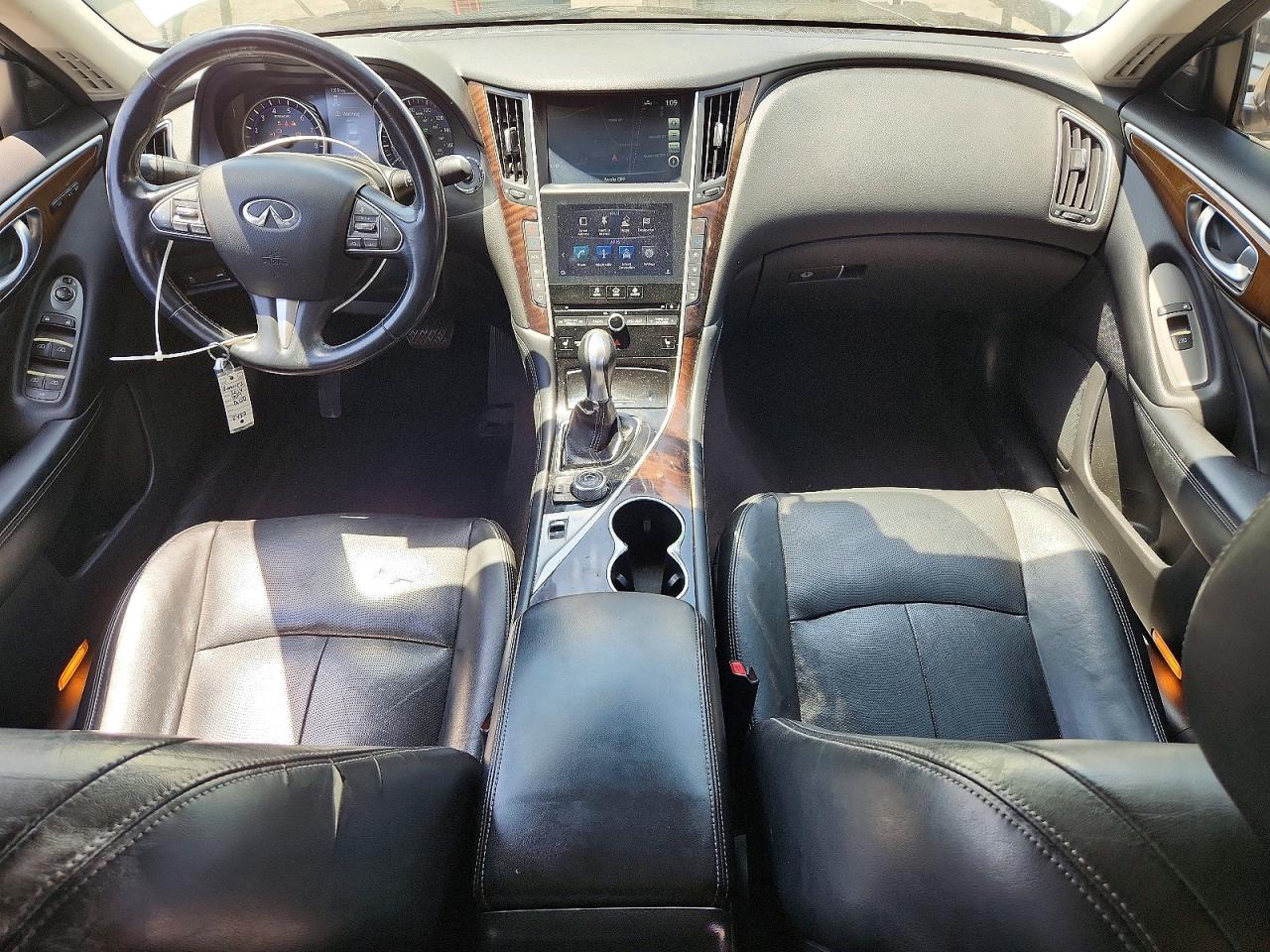 2014 Infiniti Q50 Hybrid Premium White vin: JN1AV7AP8EM690562