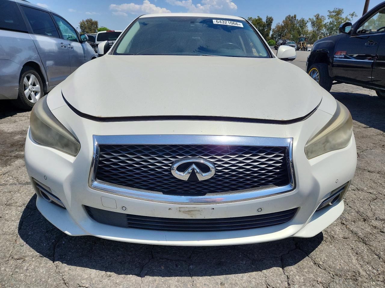 2014 Infiniti Q50 Hybrid Premium White vin: JN1AV7AP8EM690562
