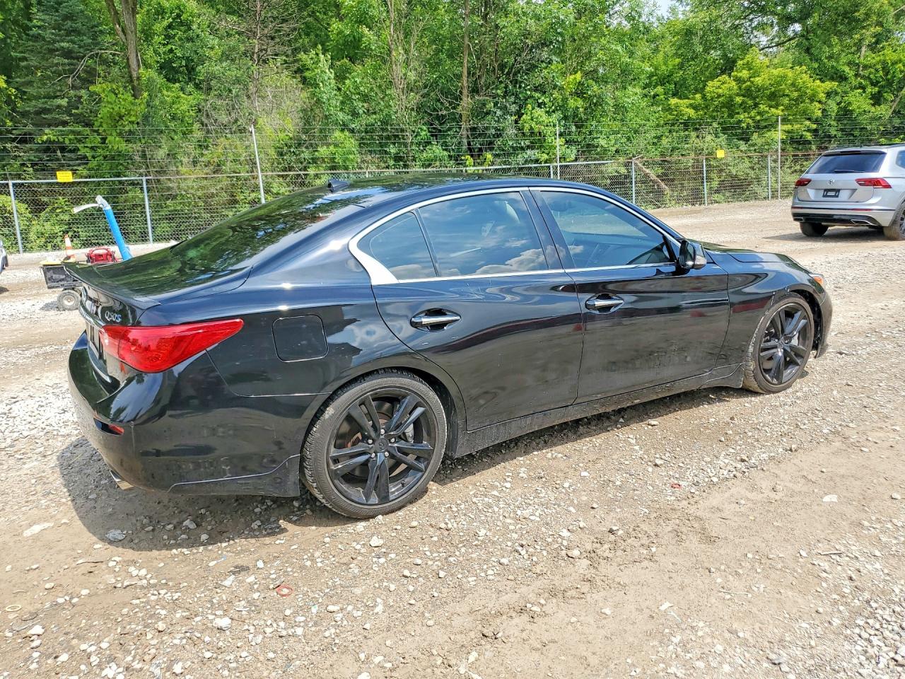 2014 Infiniti Q50 Hybrid Premium Black vin: JN1AV7AP8EM691355