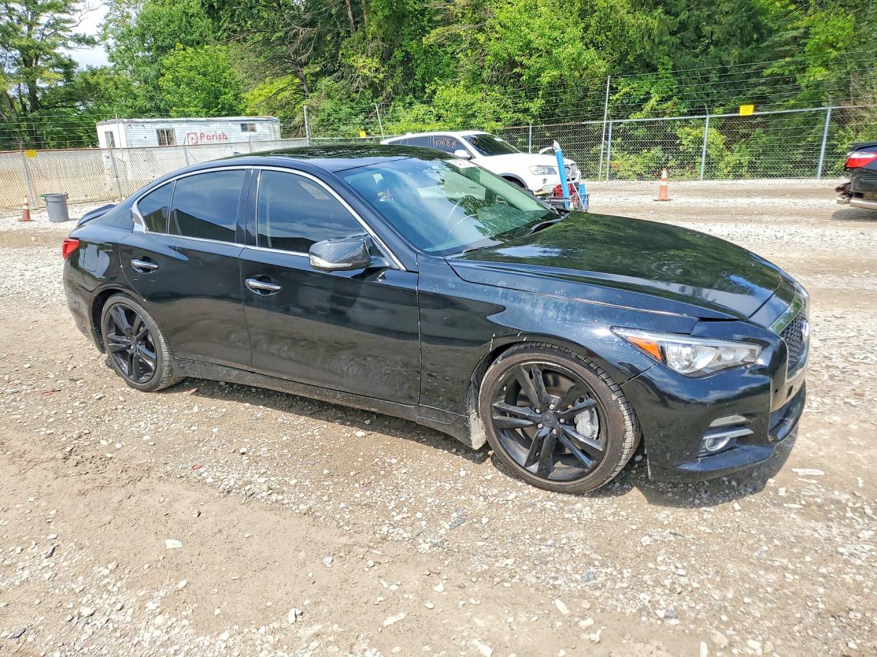 2014 Infiniti Q50 Hybrid Premium Black vin: JN1AV7AP8EM691355
