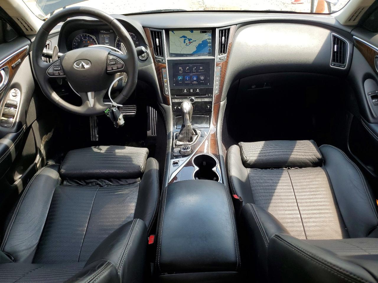 2014 Infiniti Q50 Hybrid Premium Black vin: JN1AV7AP8EM691355
