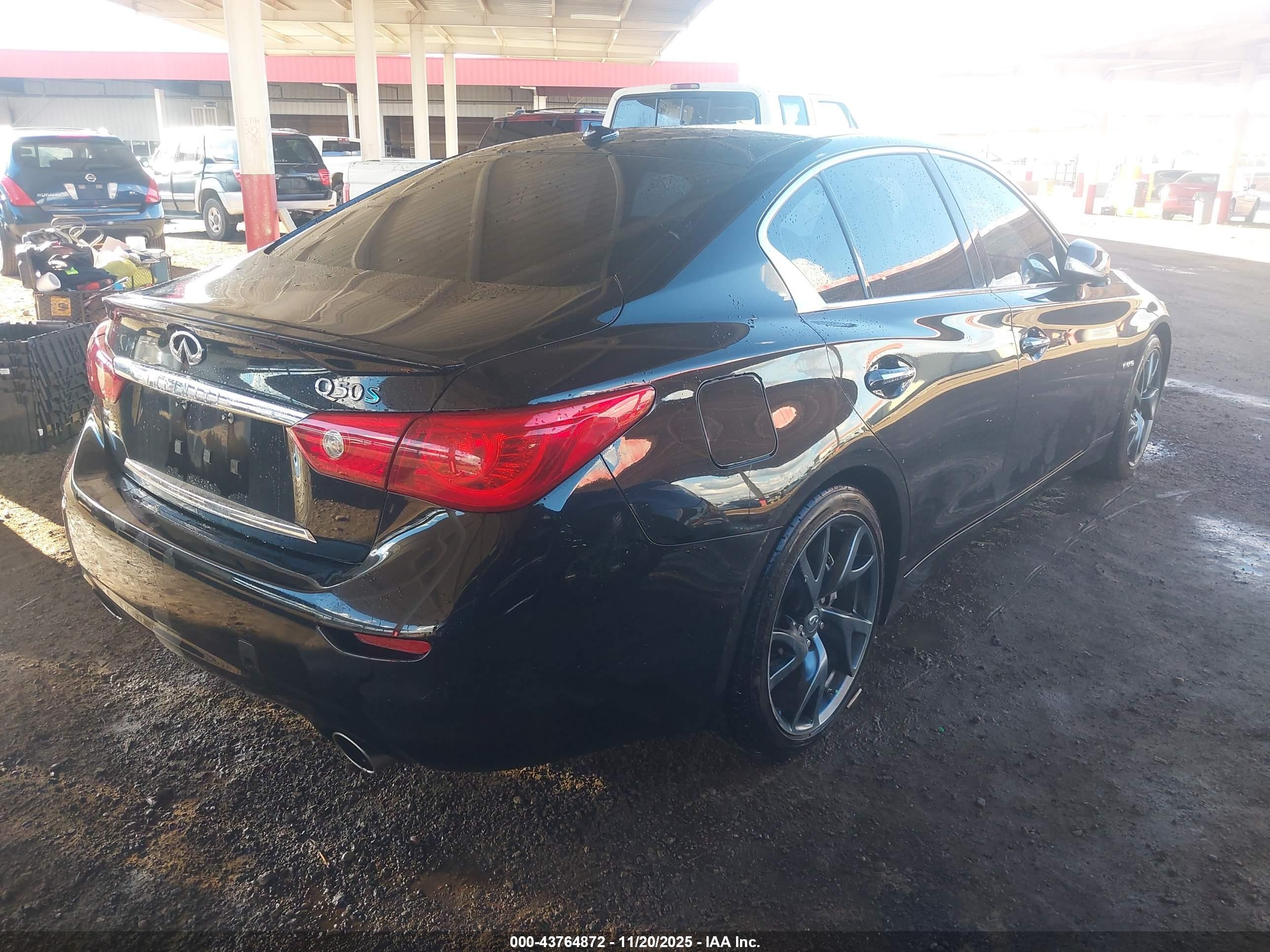 2015 Infiniti Q50 Hybrid Sport Black vin: JN1AV7AP8FM790078