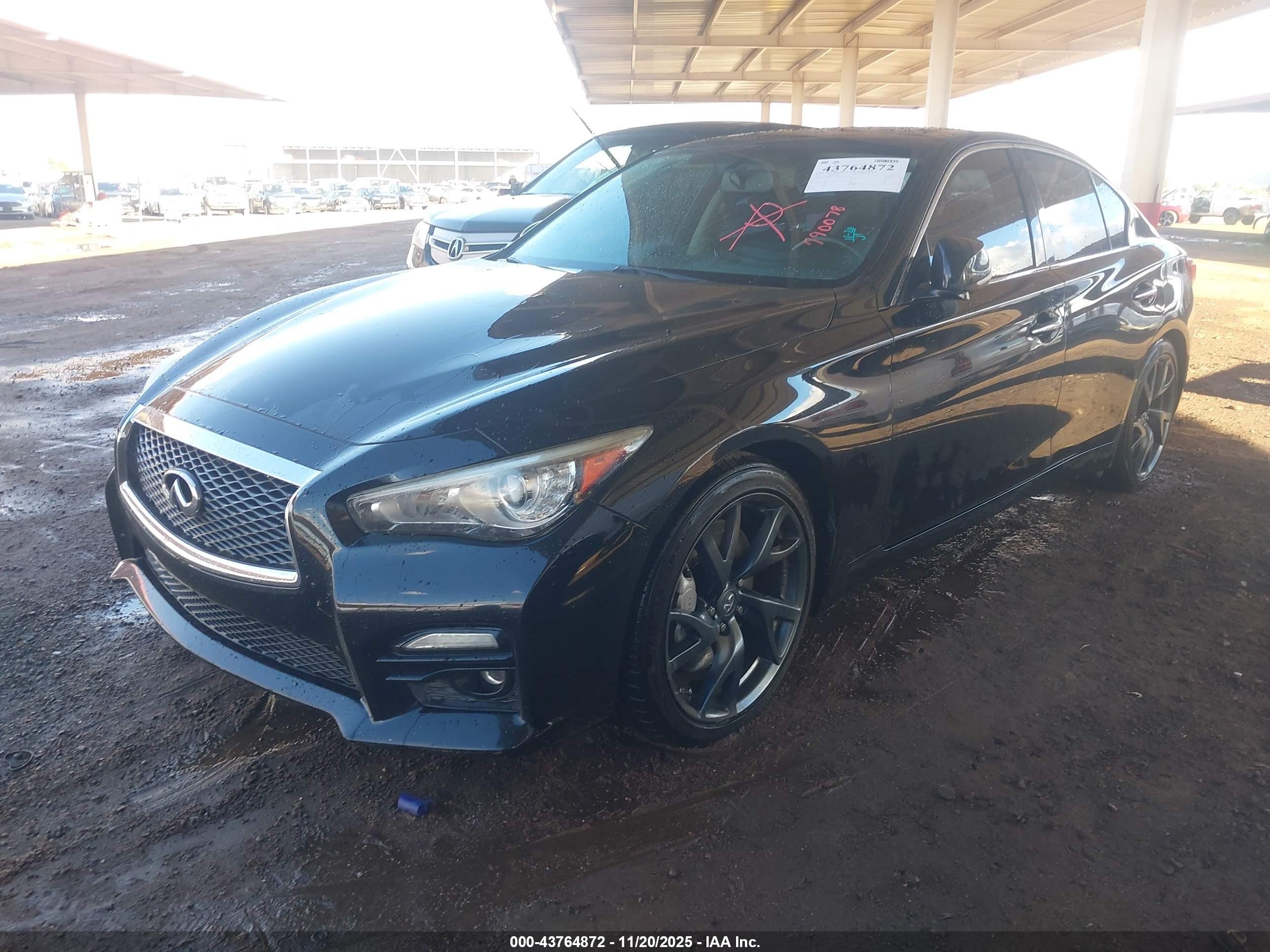 2015 Infiniti Q50 Hybrid Sport Black vin: JN1AV7AP8FM790078