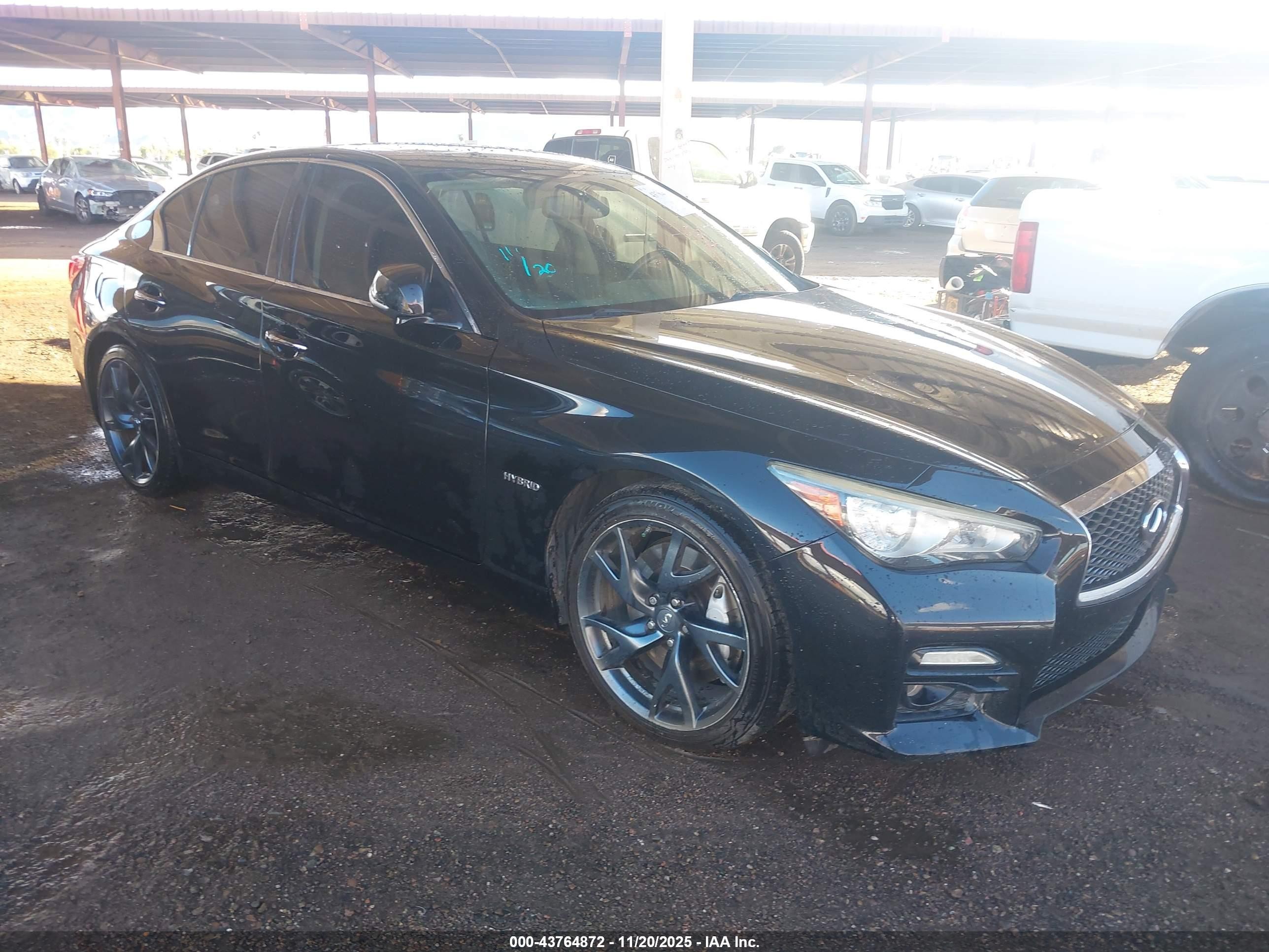 2015 Infiniti Q50 Hybrid Sport Black vin: JN1AV7AP8FM790078