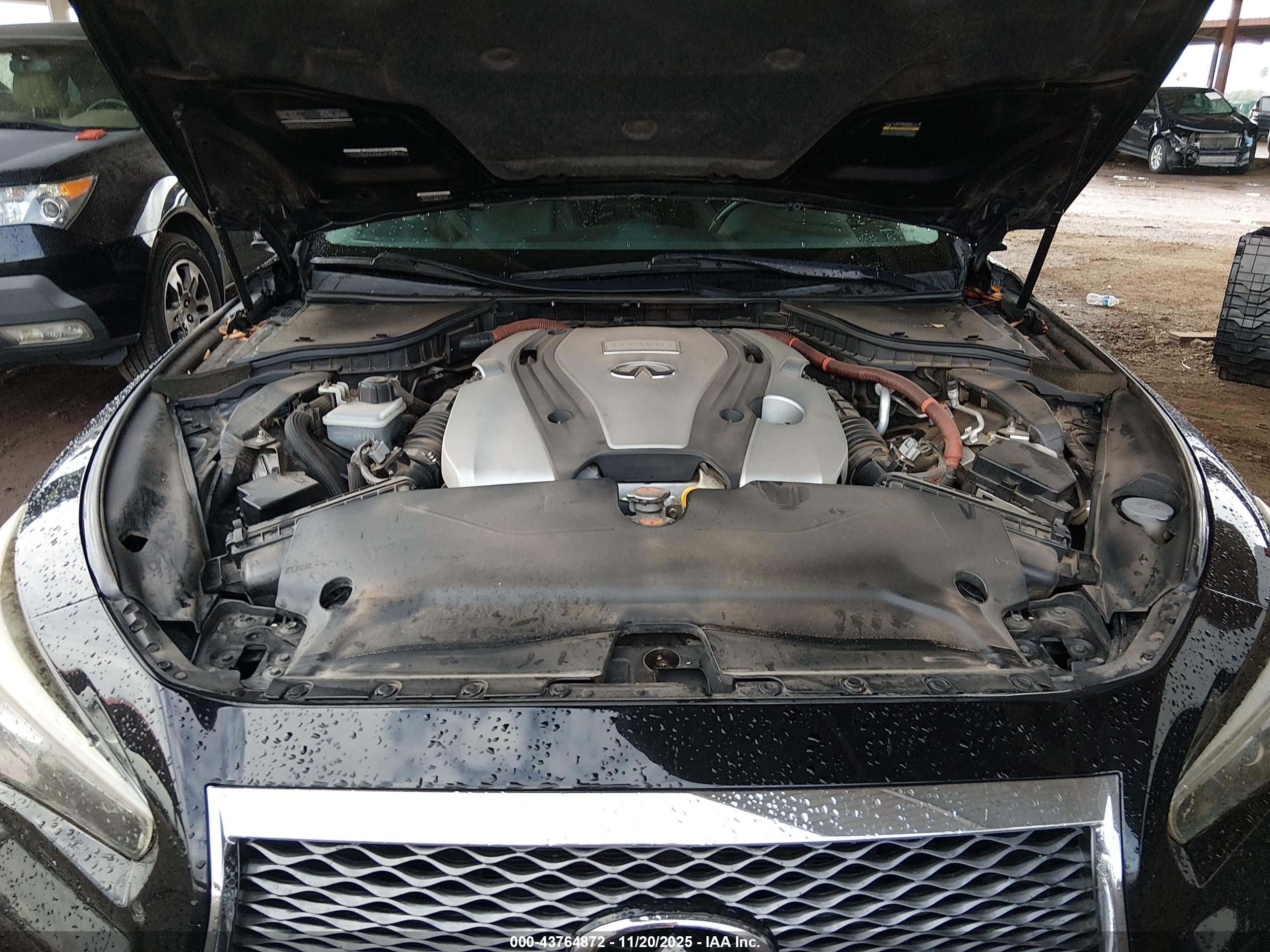2015 Infiniti Q50 Hybrid Sport Black vin: JN1AV7AP8FM790078