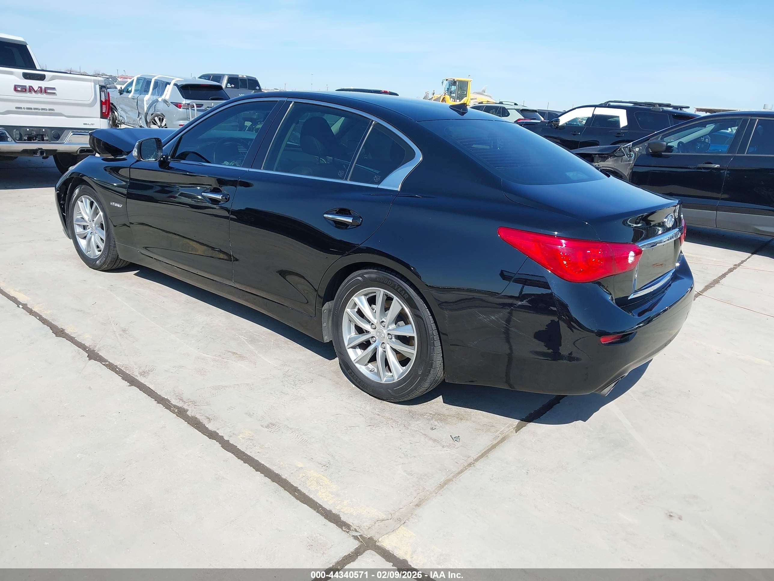 2015 Infiniti Q50 Hybrid Premium Black vin: JN1AV7AP9FM790378
