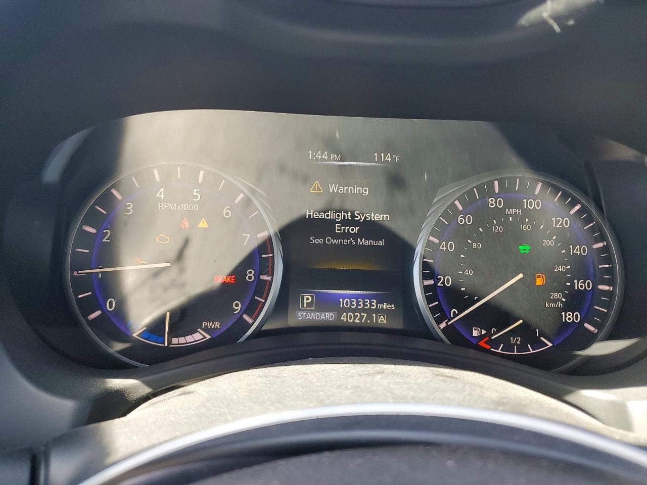 2014 Infiniti Q50 Hybrid Premium Tan vin: JN1AV7APXEM690899