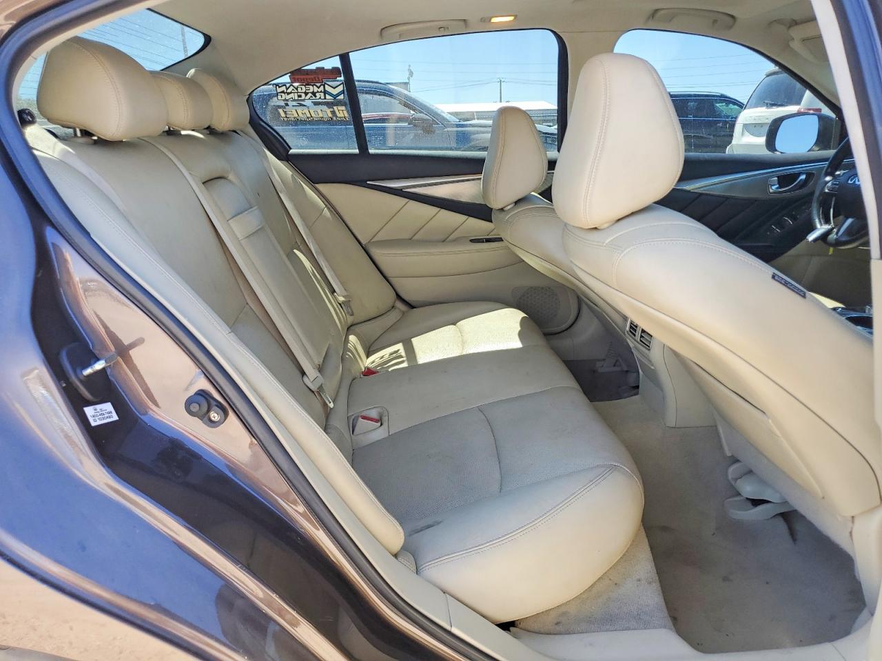 2014 Infiniti Q50 Hybrid Premium Tan vin: JN1AV7APXEM690899