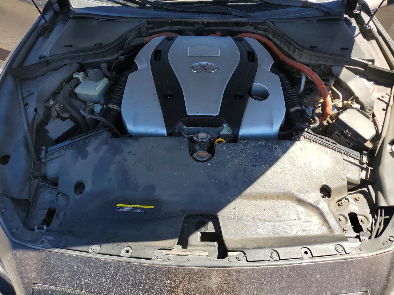 2014 Infiniti Q50 Hybrid Premium Tan vin: JN1AV7APXEM690899