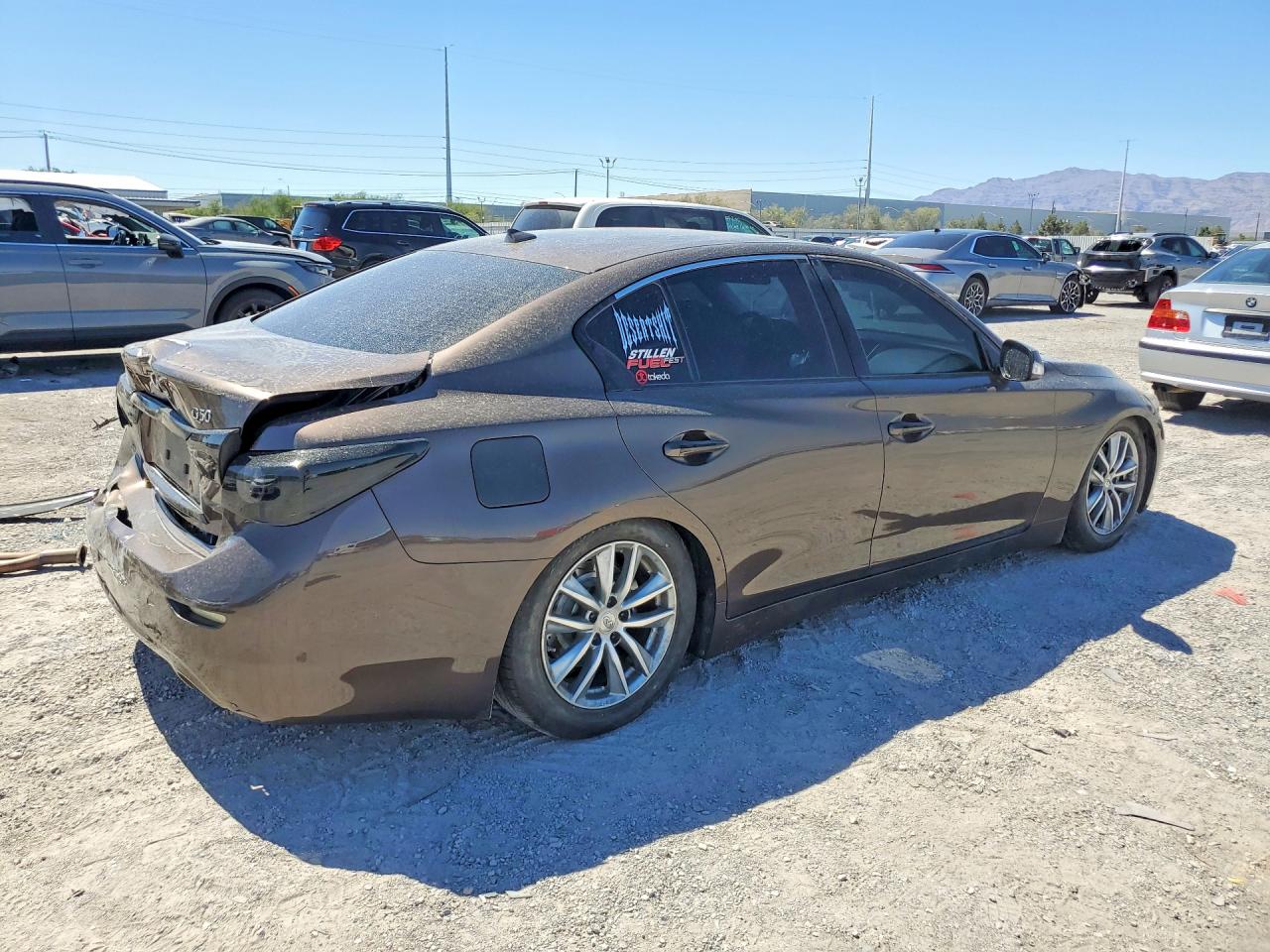 2014 Infiniti Q50 Hybrid Premium Tan vin: JN1AV7APXEM690899