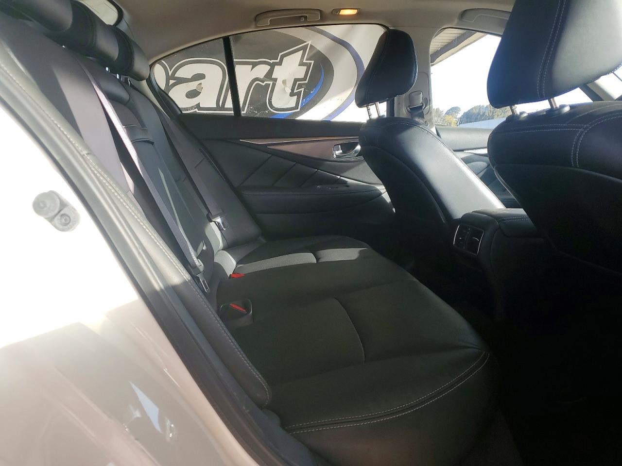 2015 Infiniti Q50 Hybrid Premium White vin: JN1AV7APXFM790793