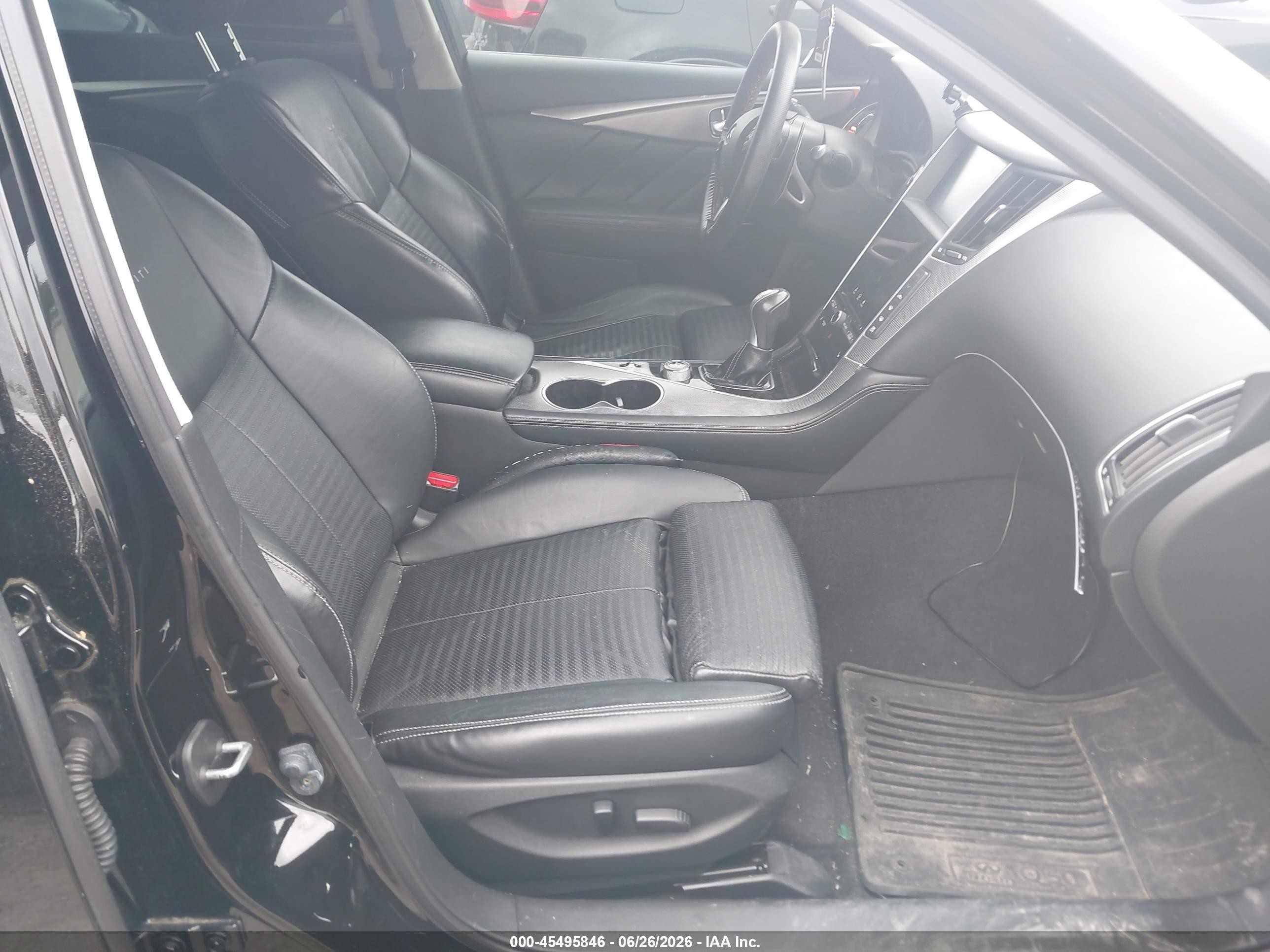 2014 Infiniti Q50 Hybrid Sport Black vin: JN1AV7AR0EM701393