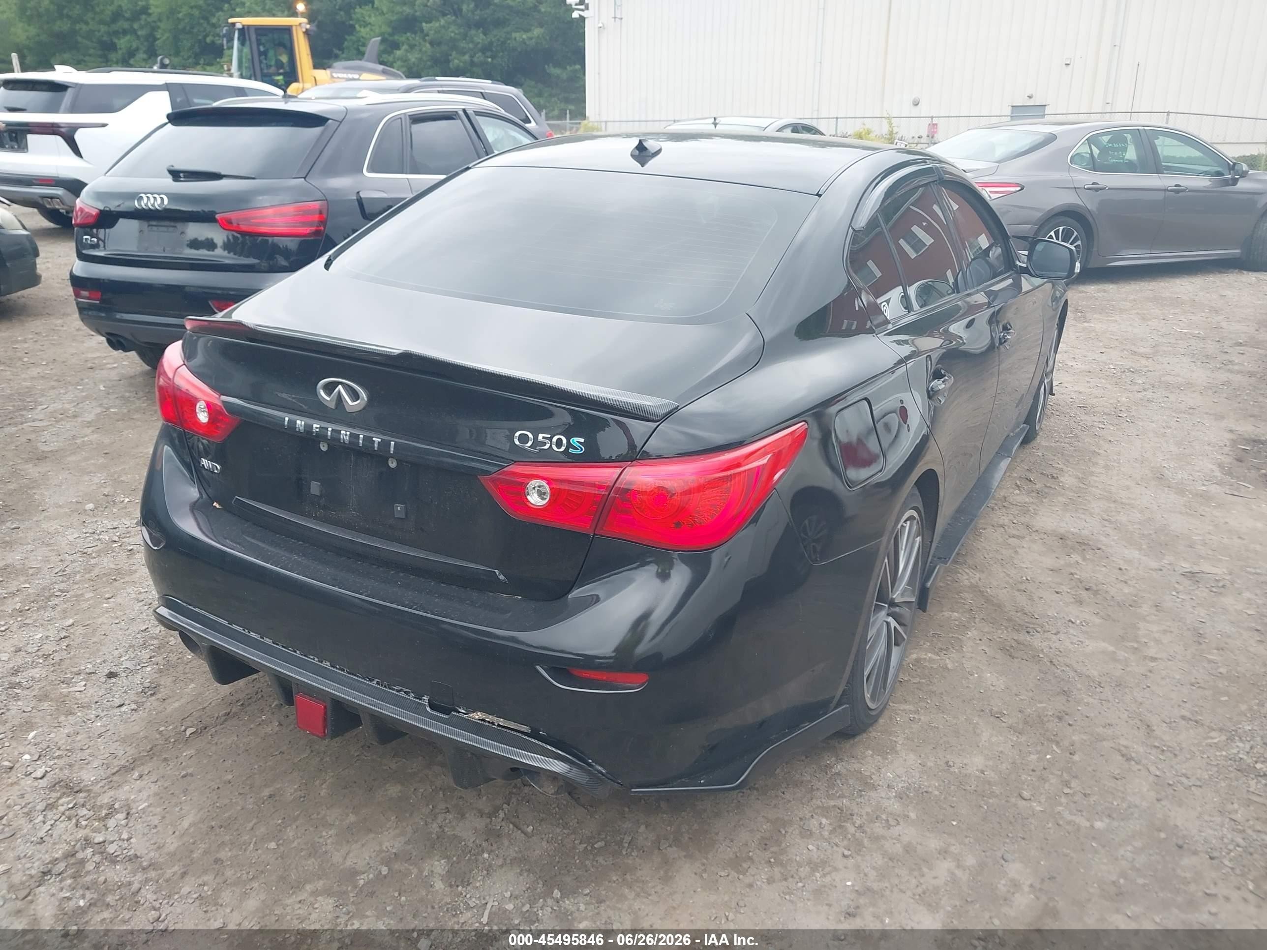 2014 Infiniti Q50 Hybrid Sport Black vin: JN1AV7AR0EM701393