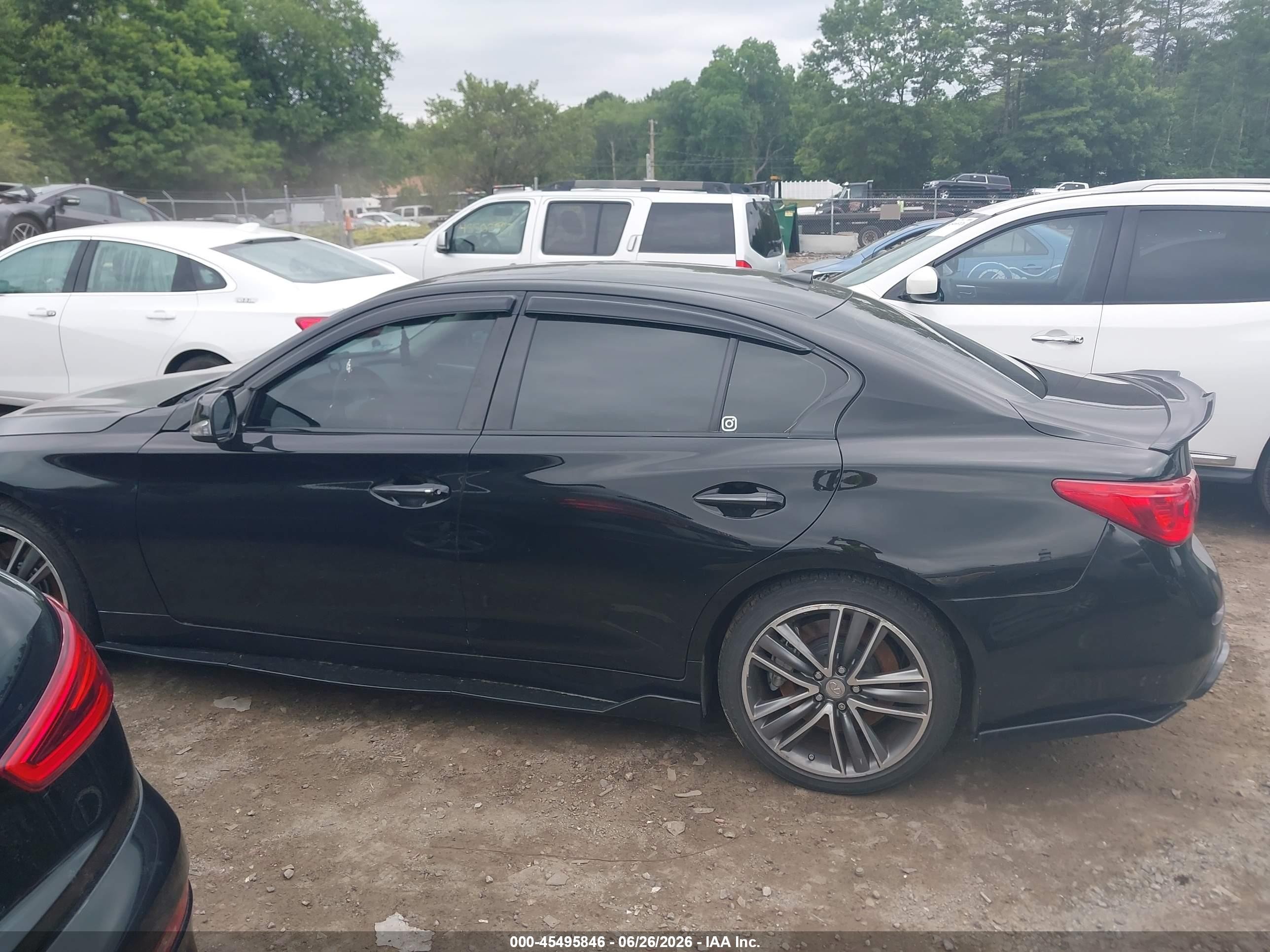 2014 Infiniti Q50 Hybrid Sport Black vin: JN1AV7AR0EM701393
