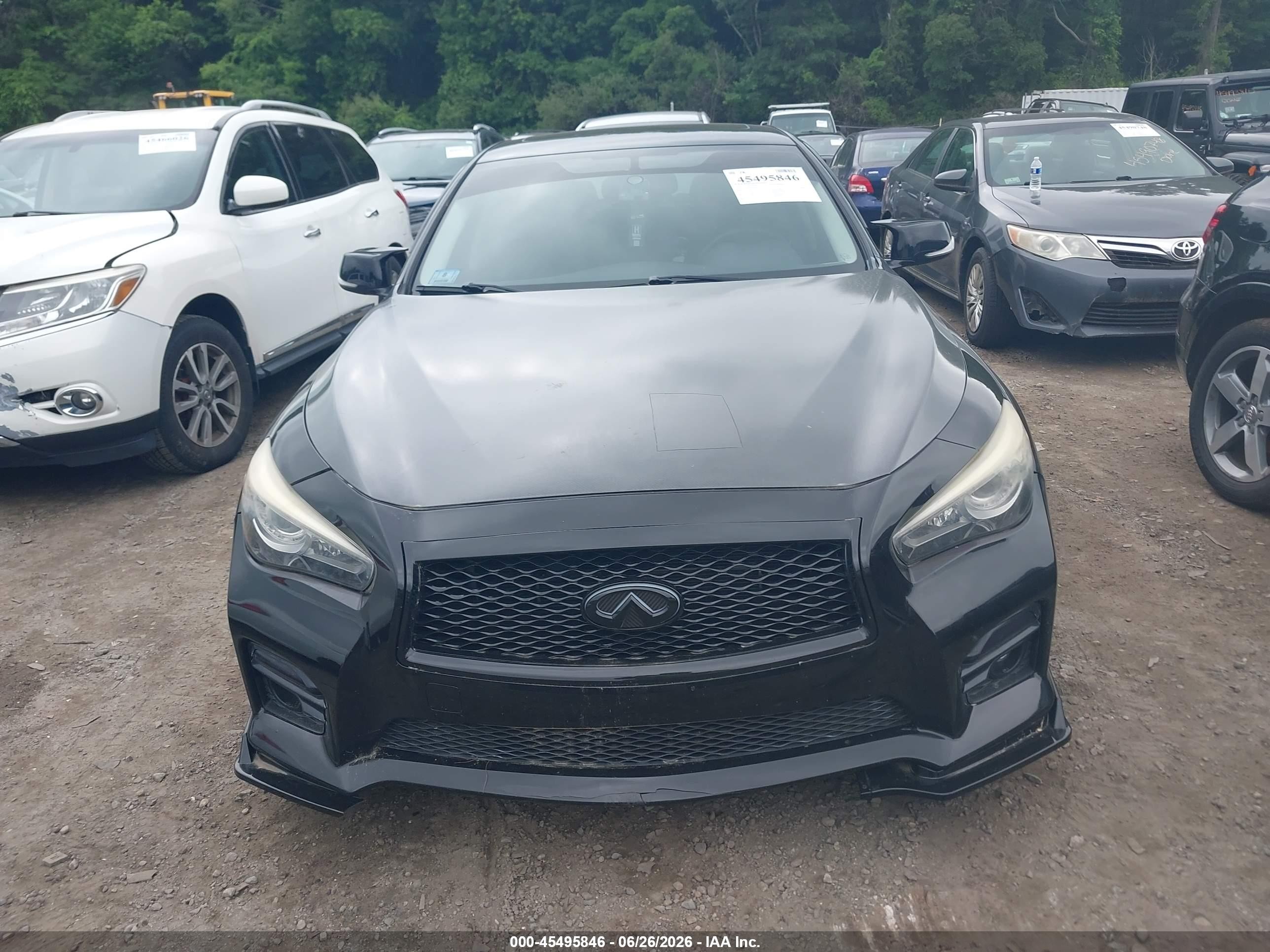 2014 Infiniti Q50 Hybrid Sport Black vin: JN1AV7AR0EM701393