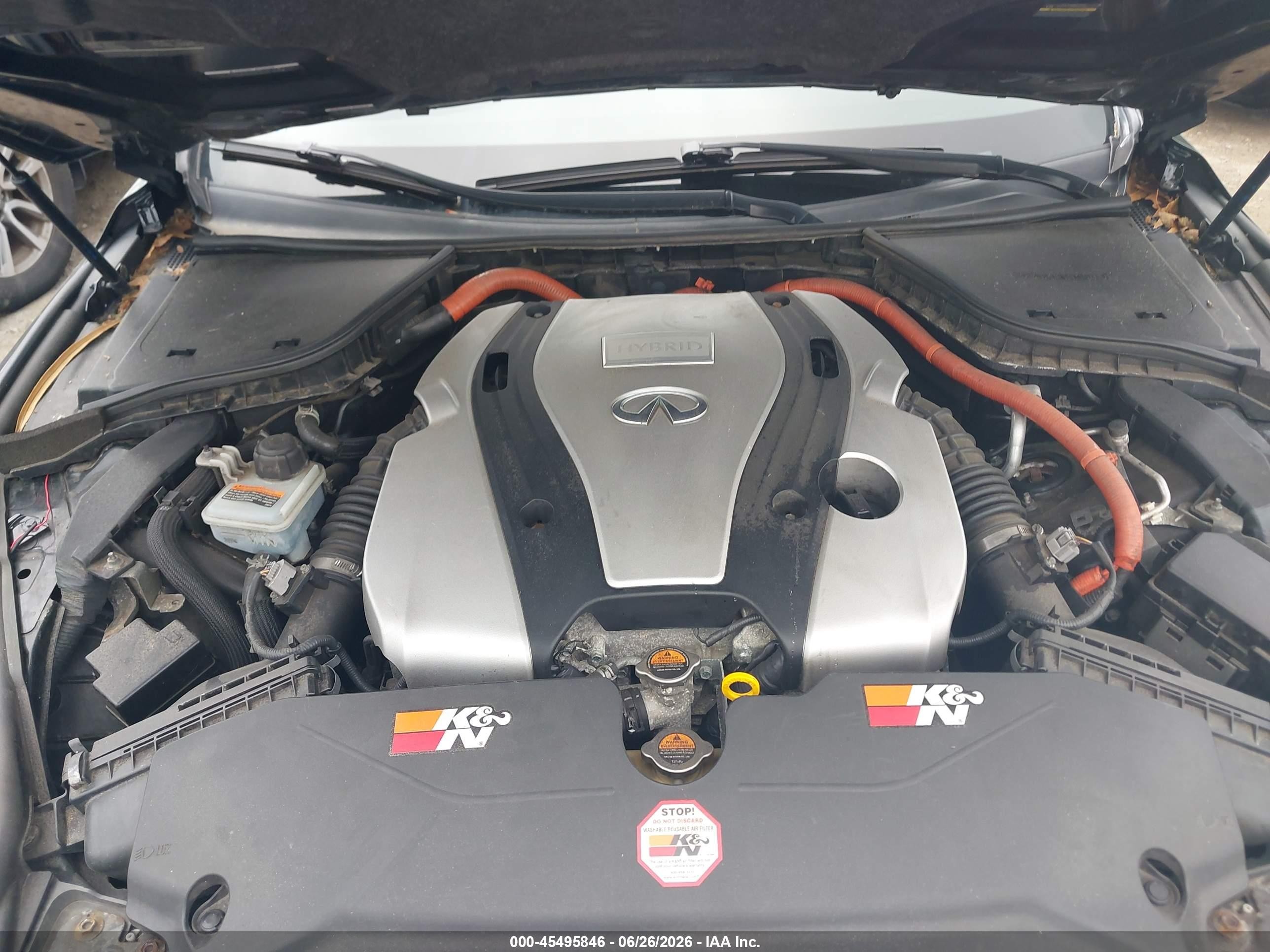 2014 Infiniti Q50 Hybrid Sport Black vin: JN1AV7AR0EM701393