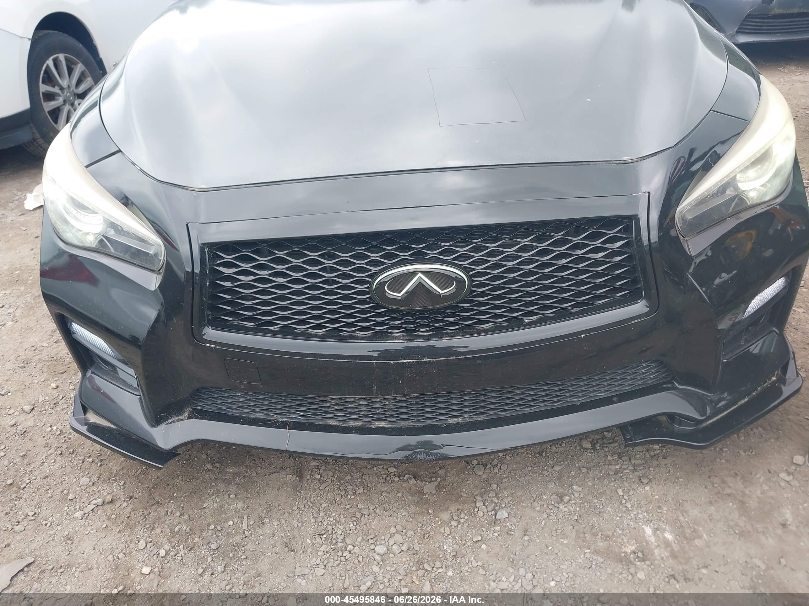 2014 Infiniti Q50 Hybrid Sport Black vin: JN1AV7AR0EM701393
