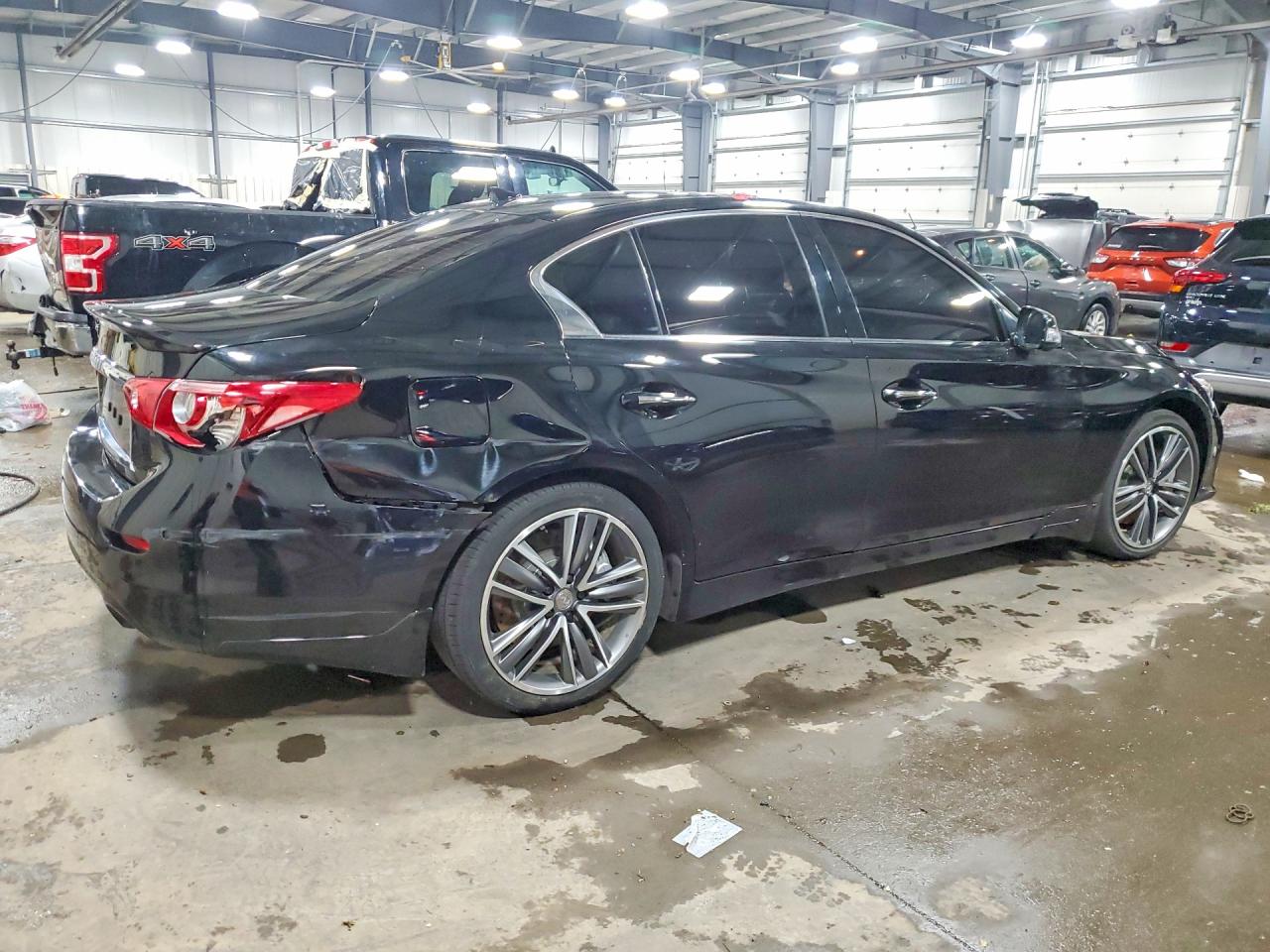 2015 Infiniti Q50 Hybrid Premium Black vin: JN1AV7AR0FM850727