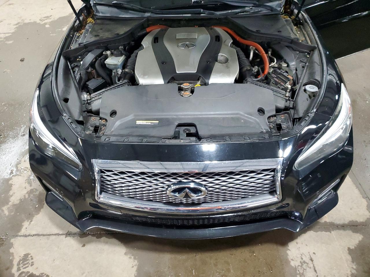 2015 Infiniti Q50 Hybrid Premium Black vin: JN1AV7AR0FM850727