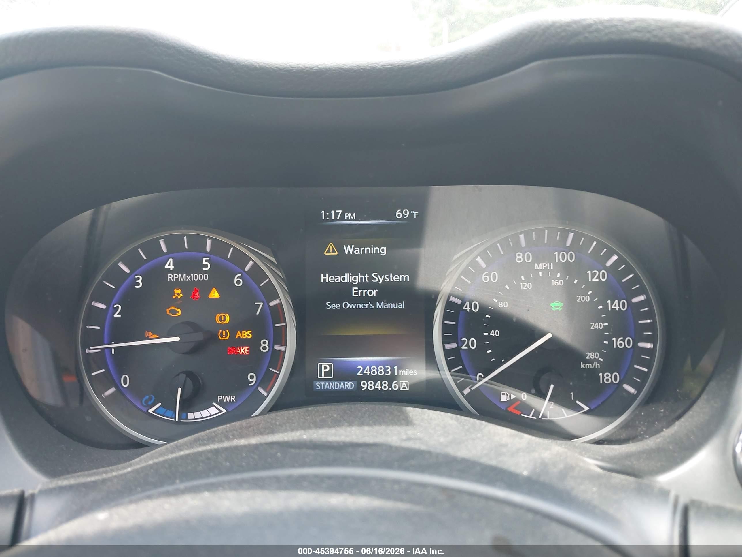 2014 Infiniti Q50 Hybrid Sport Gray vin: JN1AV7AR1EM700365