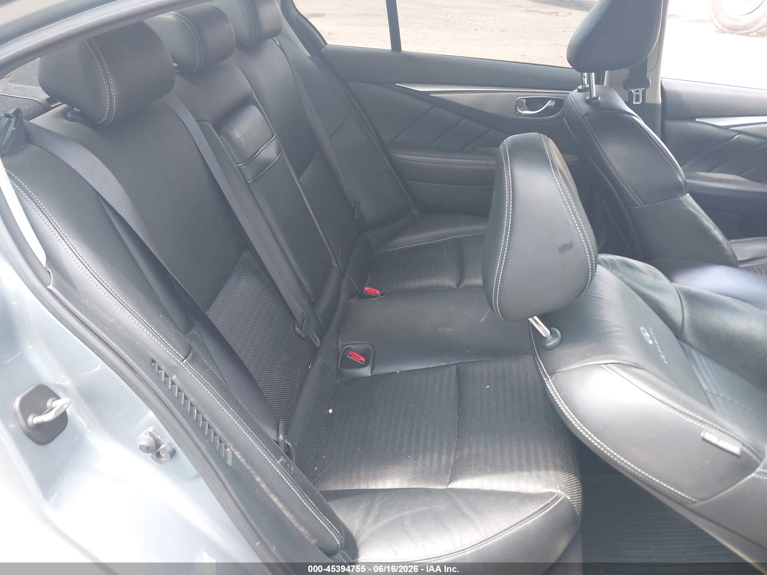 2014 Infiniti Q50 Hybrid Sport Gray vin: JN1AV7AR1EM700365
