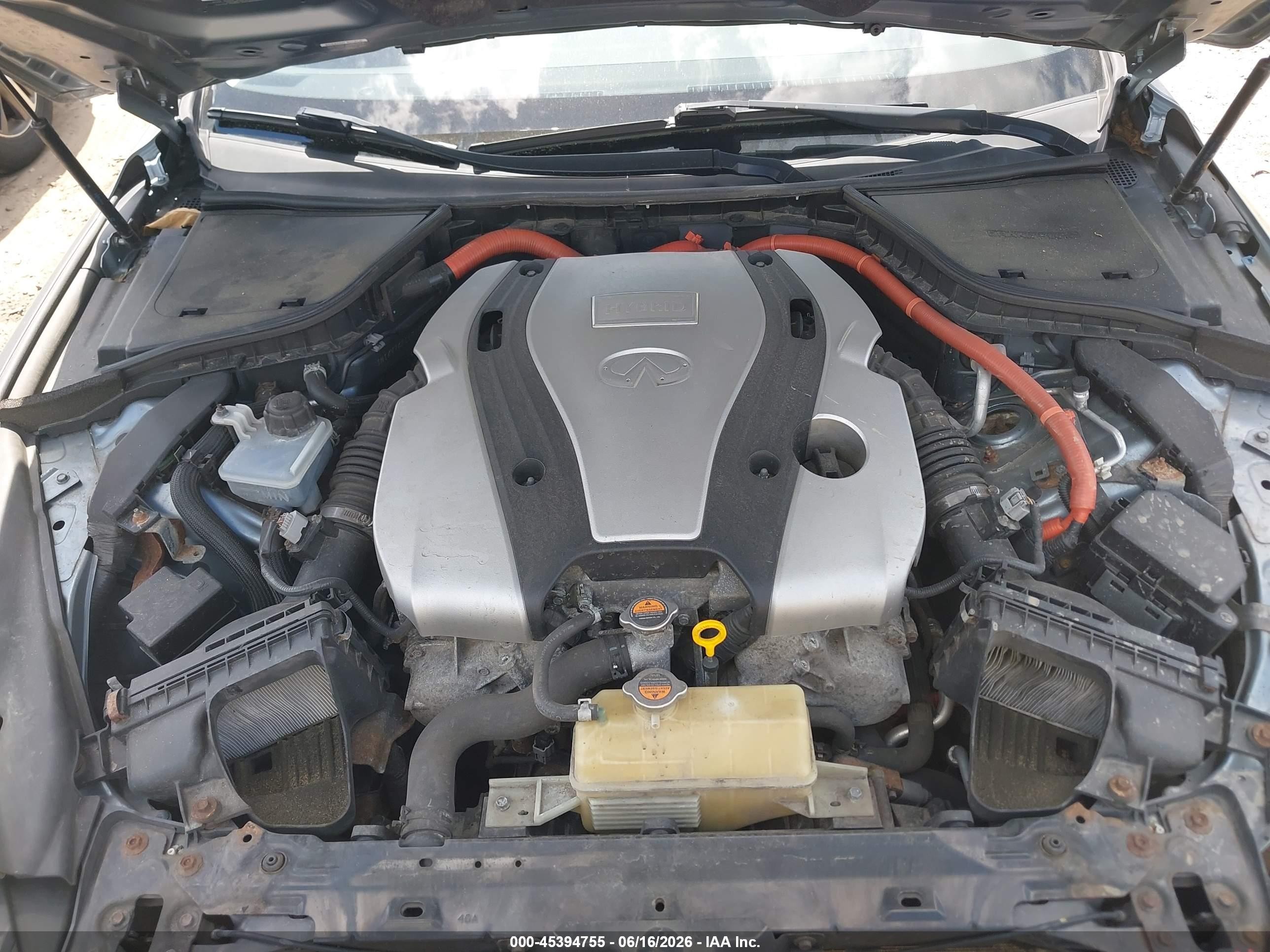 2014 Infiniti Q50 Hybrid Sport Gray vin: JN1AV7AR1EM700365