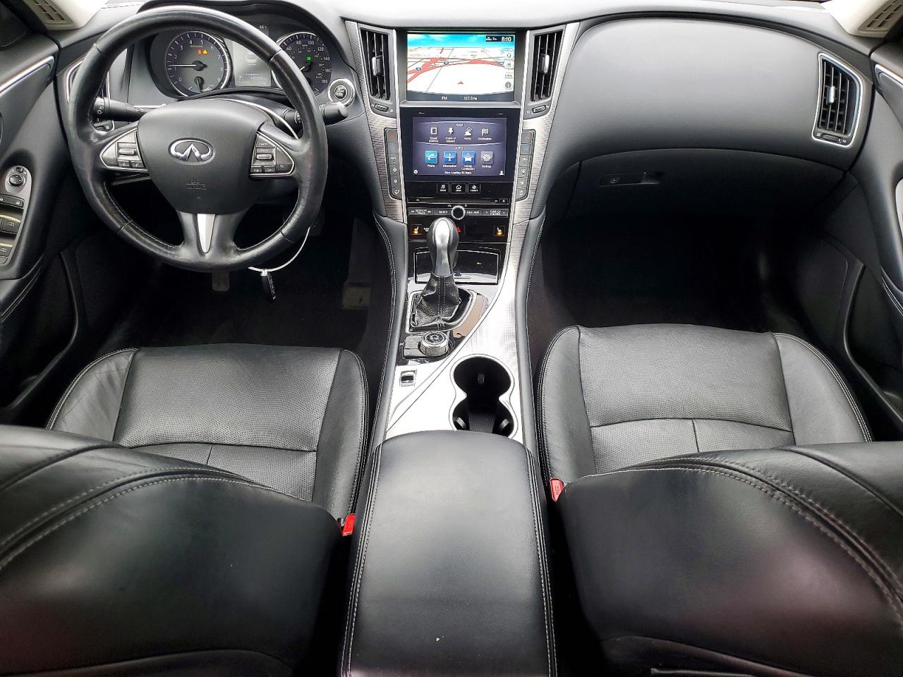 2014 Infiniti Q50 Hybrid Premium Silver vin: JN1AV7AR1EM701631