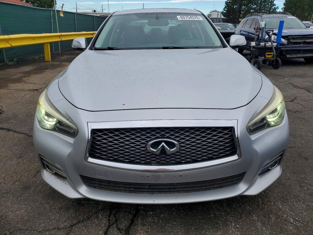 2014 Infiniti Q50 Hybrid Premium Silver vin: JN1AV7AR1EM701631