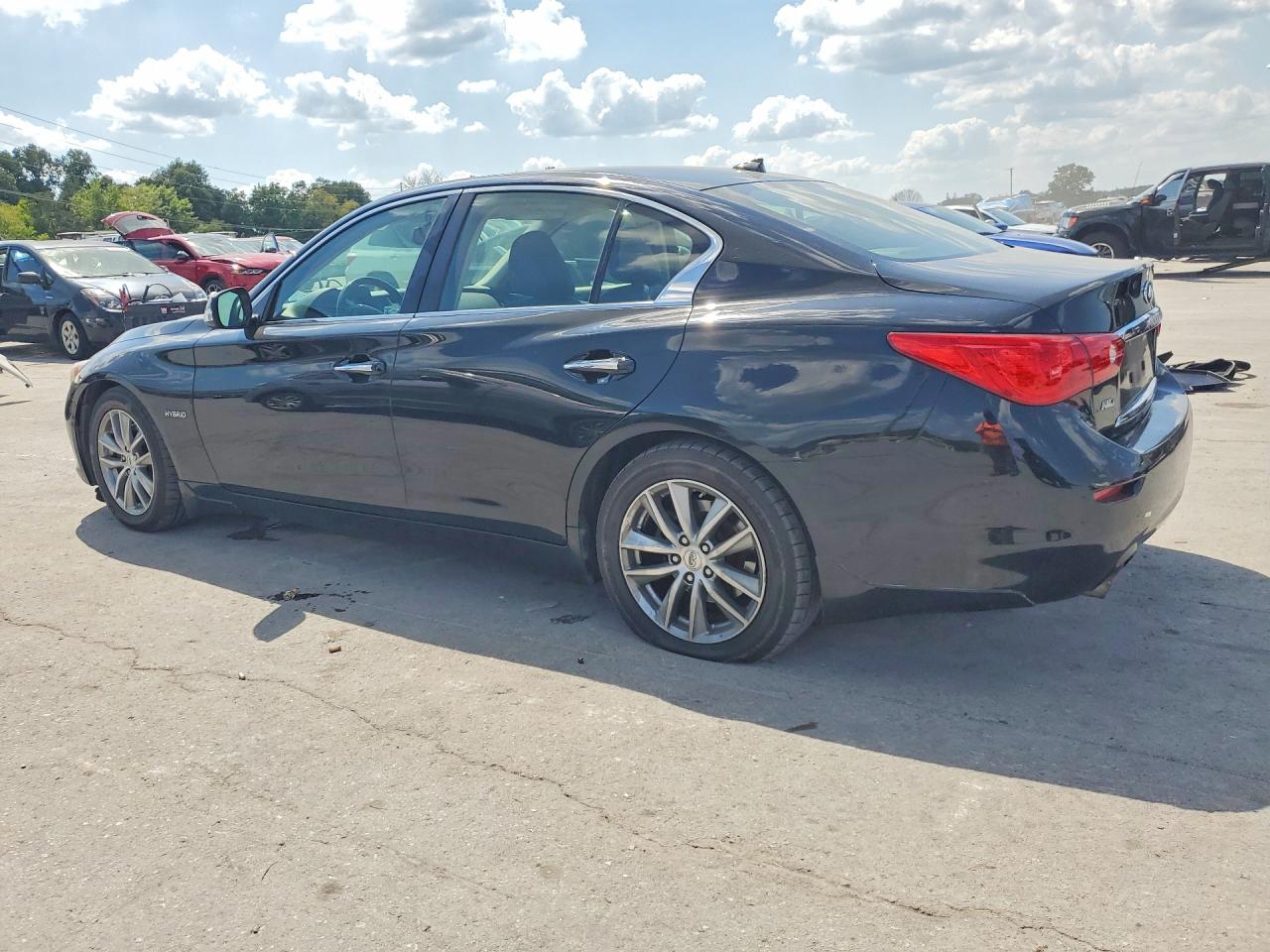 2014 Infiniti Q50 Hybrid Premium Black vin: JN1AV7AR2EM702089