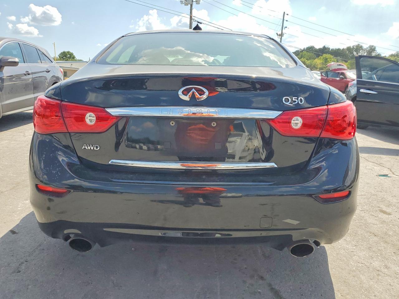 2014 Infiniti Q50 Hybrid Premium Black vin: JN1AV7AR2EM702089