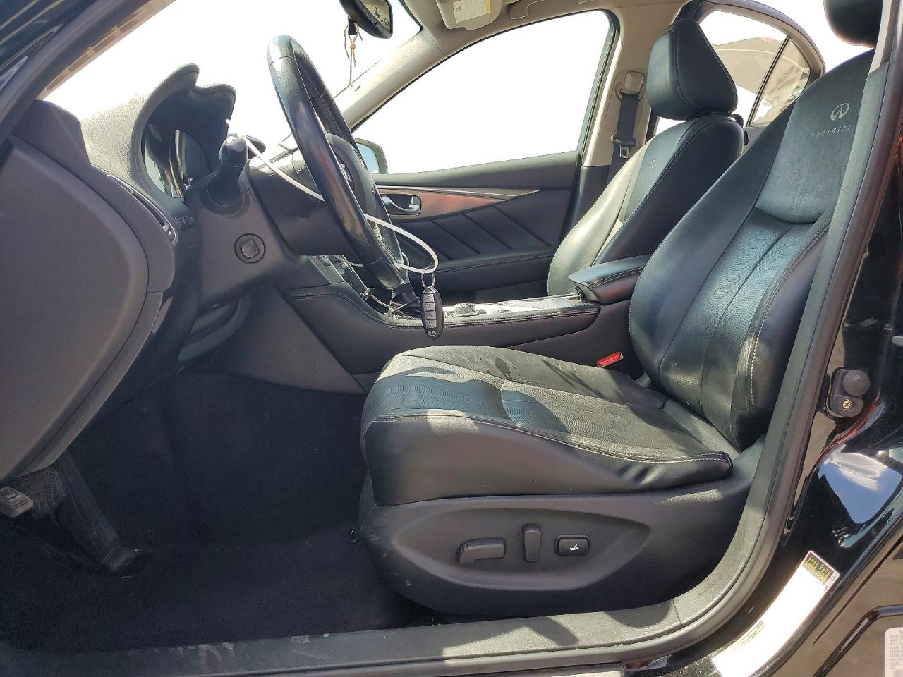 2014 Infiniti Q50 Hybrid Premium Black vin: JN1AV7AR2EM702089