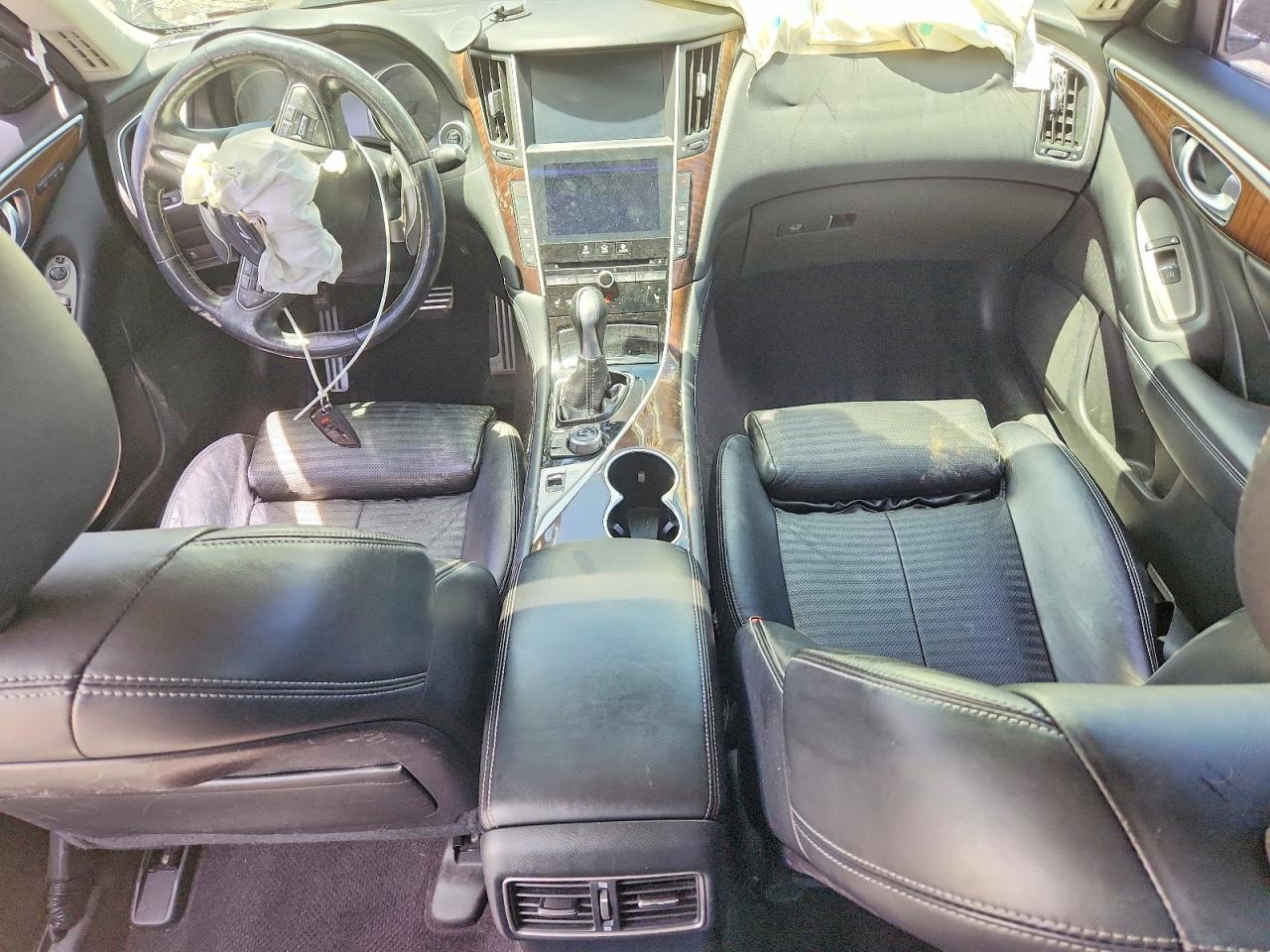 2014 Infiniti Q50 Hybrid Sport Silver vin: JN1AV7AR2EM702271