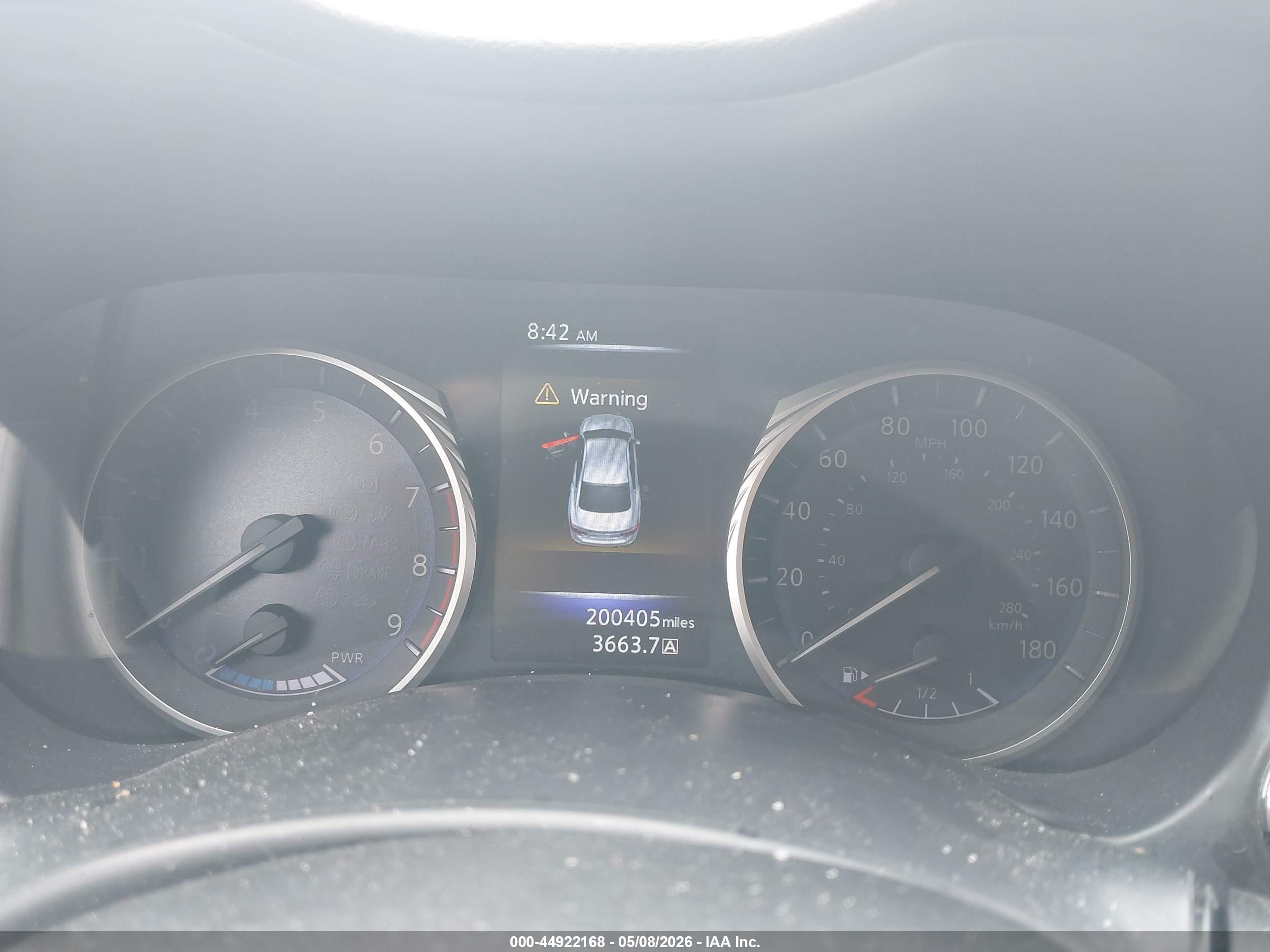 2014 Infiniti Q50 Hybrid Sport White vin: JN1AV7AR2EM703050