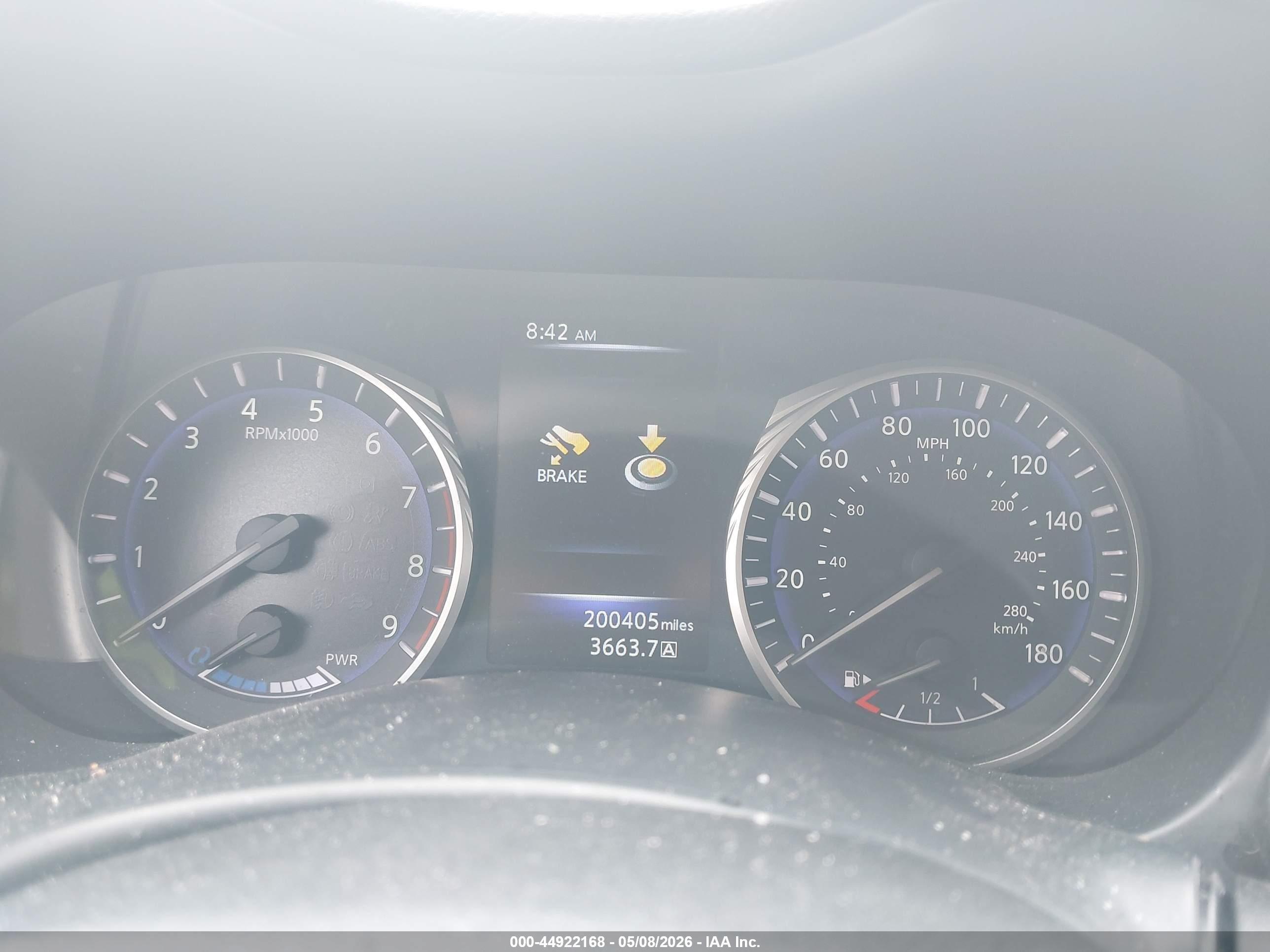 2014 Infiniti Q50 Hybrid Sport White vin: JN1AV7AR2EM703050