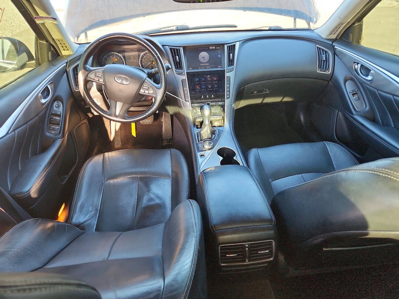 2015 Infiniti Q50 Hybrid Premium Gray vin: JN1AV7AR2FM850342