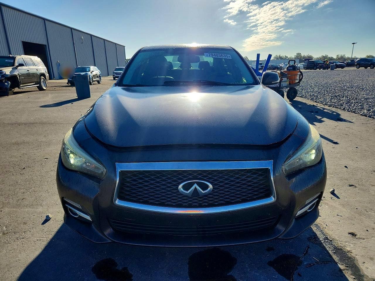 2015 Infiniti Q50 Hybrid Premium Gray vin: JN1AV7AR2FM850342