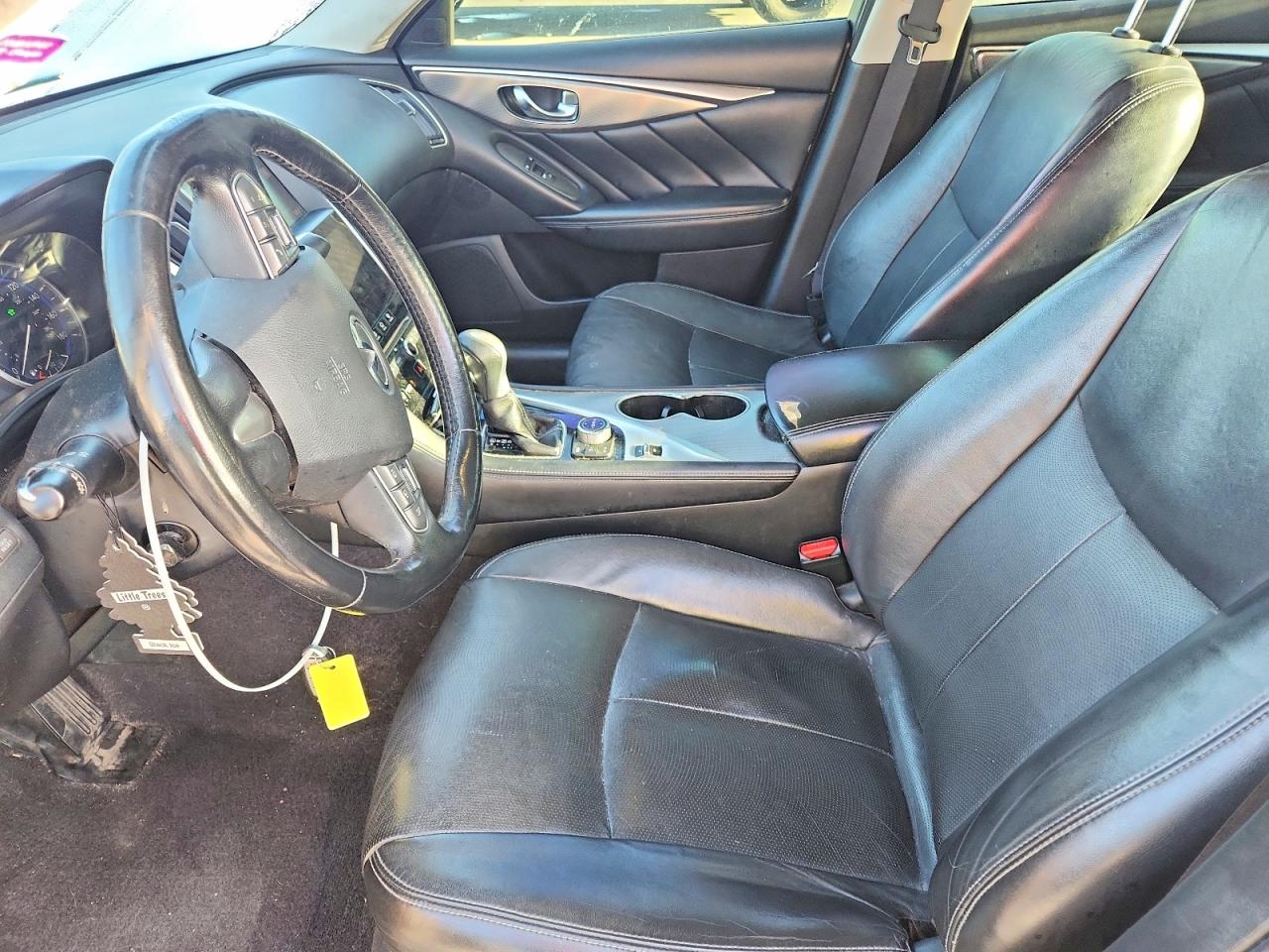 2015 Infiniti Q50 Hybrid Premium Gray vin: JN1AV7AR2FM850342