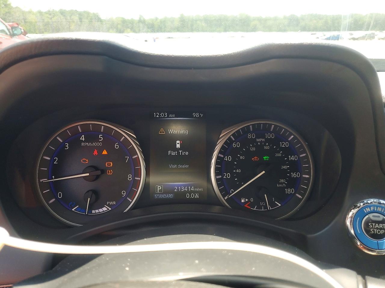 2014 Infiniti Q50 Hybrid Sport Brown vin: JN1AV7AR3EM700920