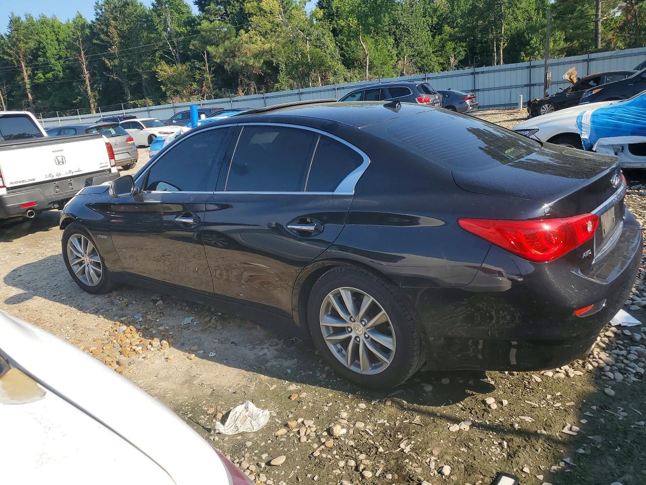 2014 Infiniti Q50 Hybrid Premium Черный vin: JN1AV7AR3EM701355