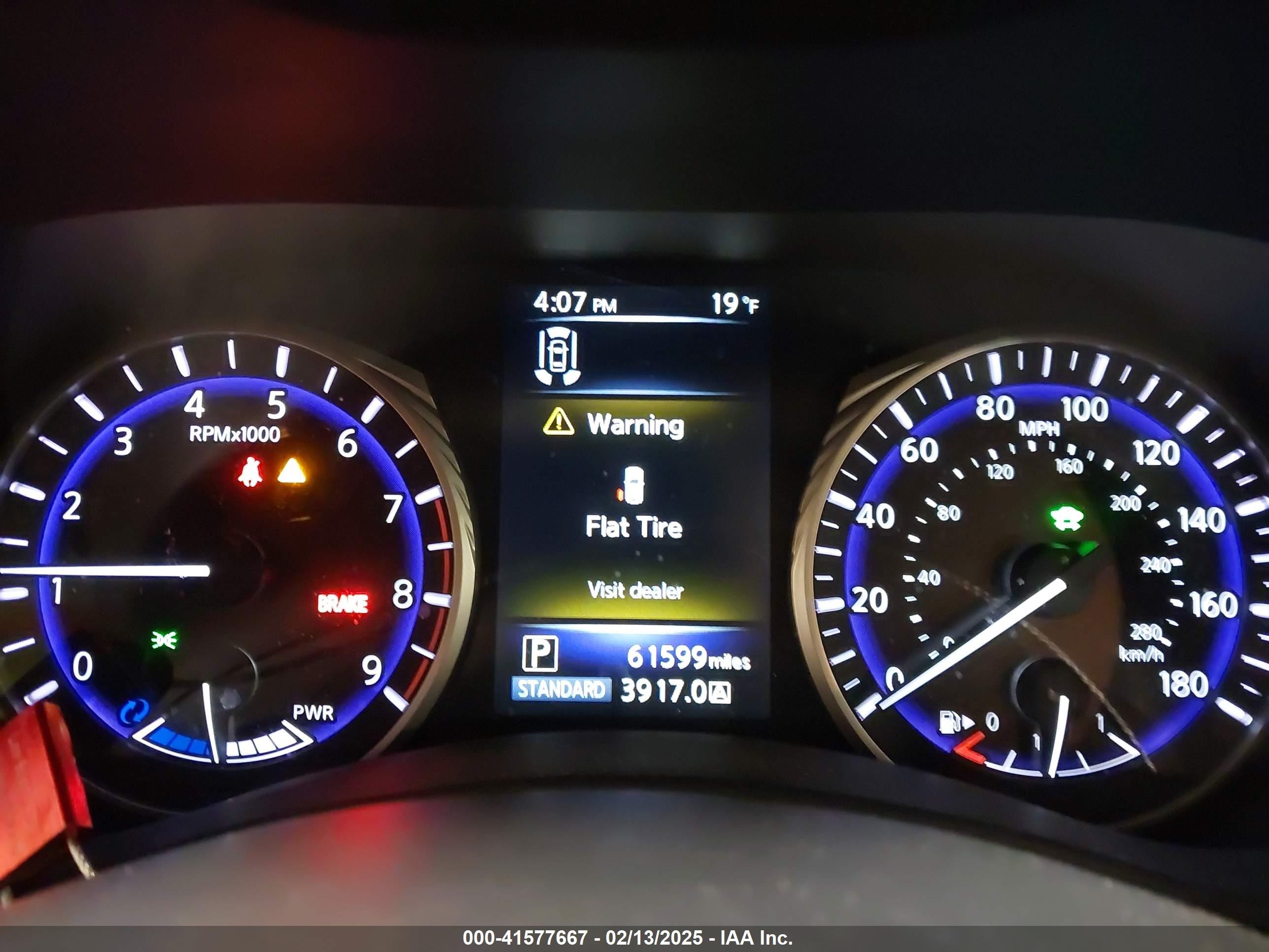2014 Infiniti Q50 Hybrid Premium Brown vin: JN1AV7AR3EM702182
