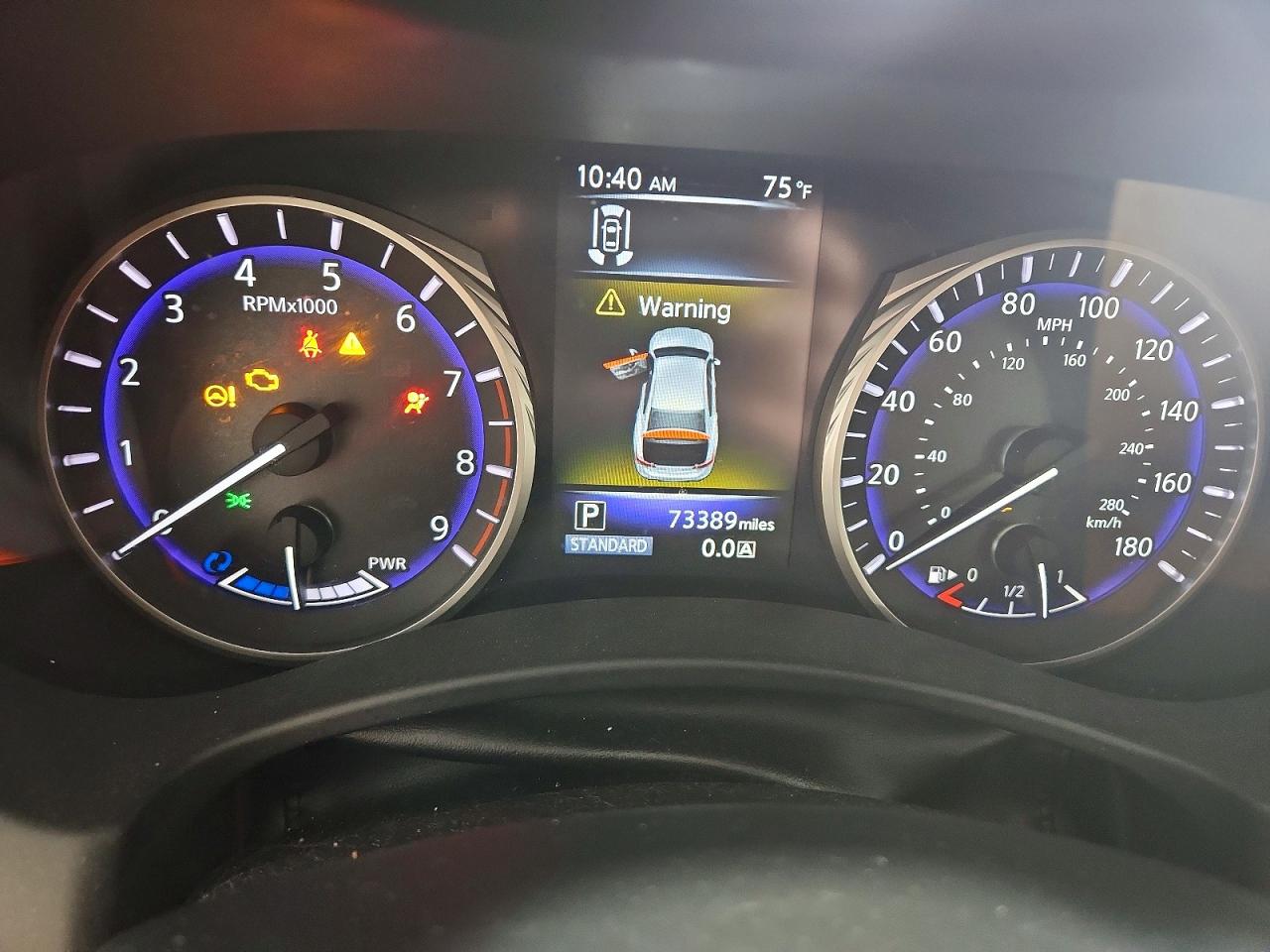 2014 Infiniti Q50 Hybrid Premium Brown vin: JN1AV7AR3EM702182