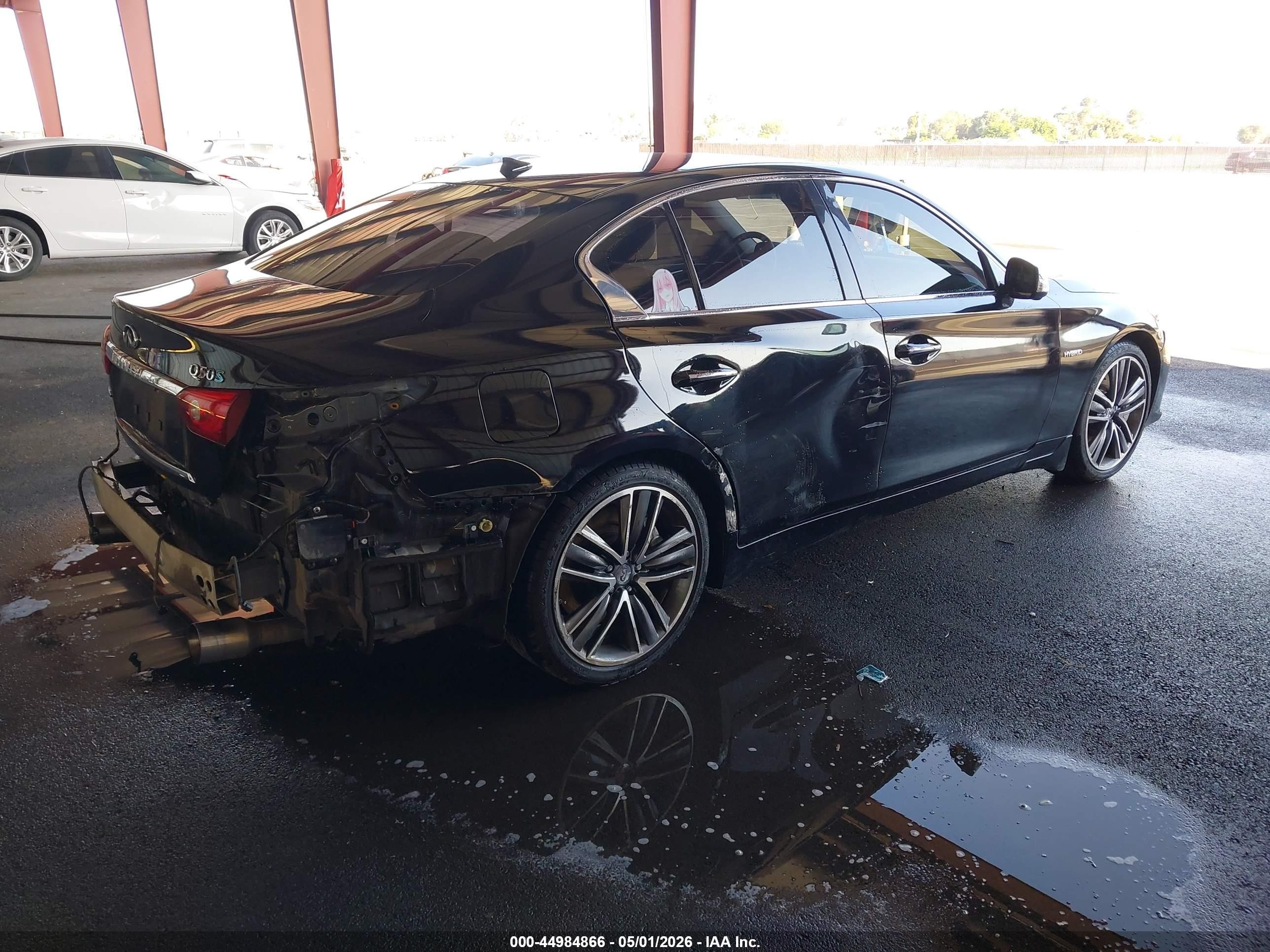 2015 Infiniti Q50 Hybrid Sport Black vin: JN1AV7AR3FM850902