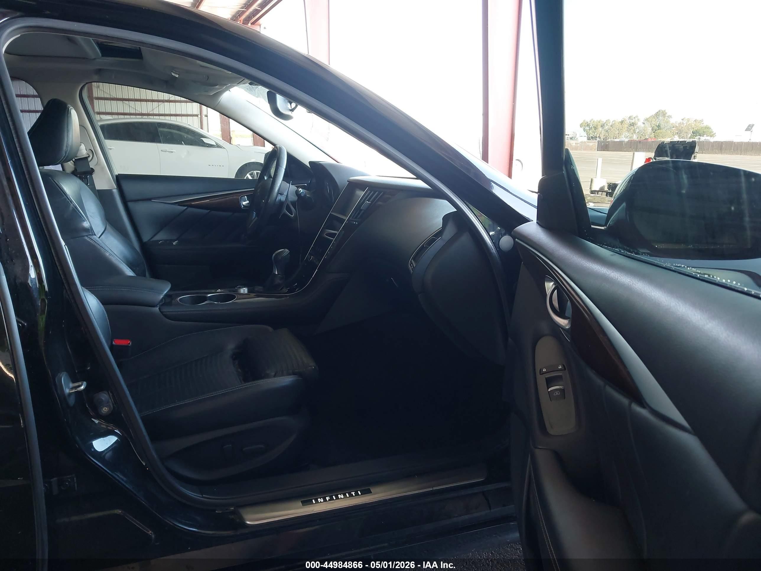 2015 Infiniti Q50 Hybrid Sport Black vin: JN1AV7AR3FM850902
